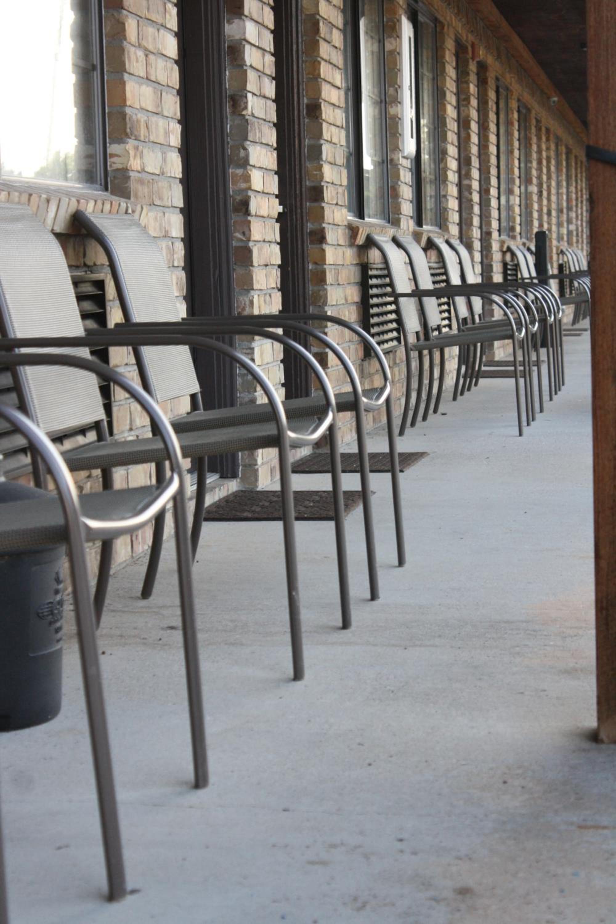 outdoor BBQ area