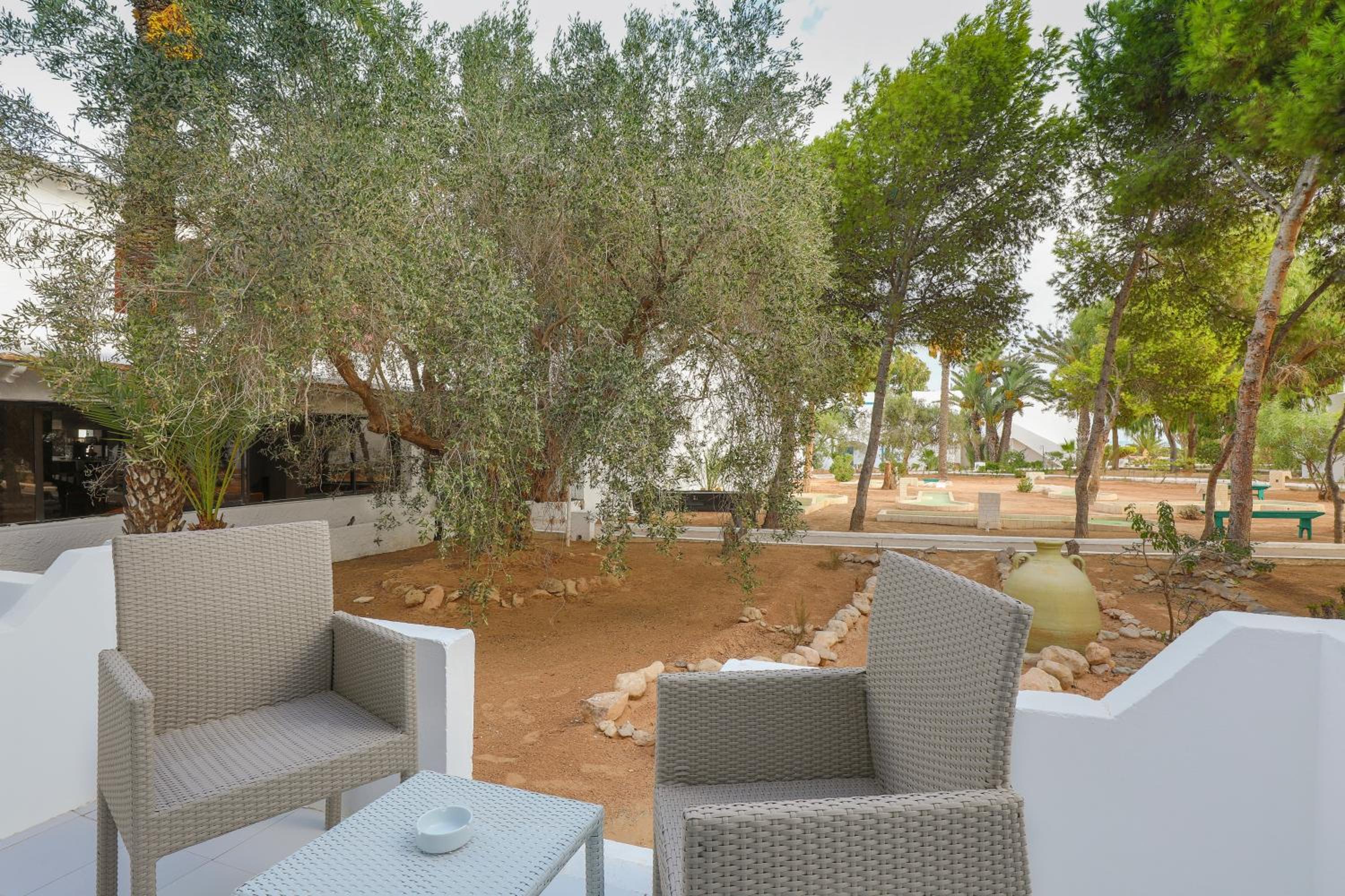 outdoor BBQ area