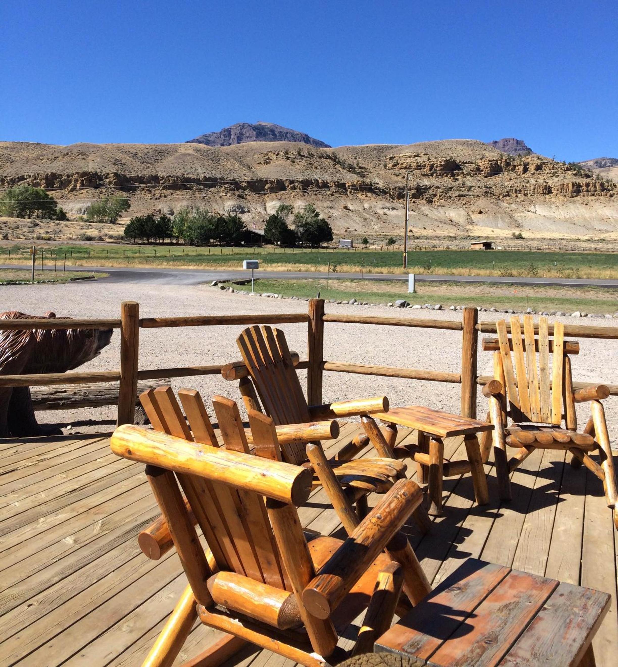 outdoor BBQ area