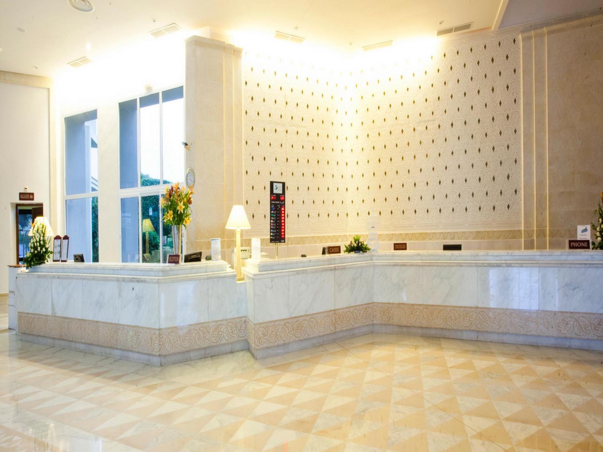 hotel reception