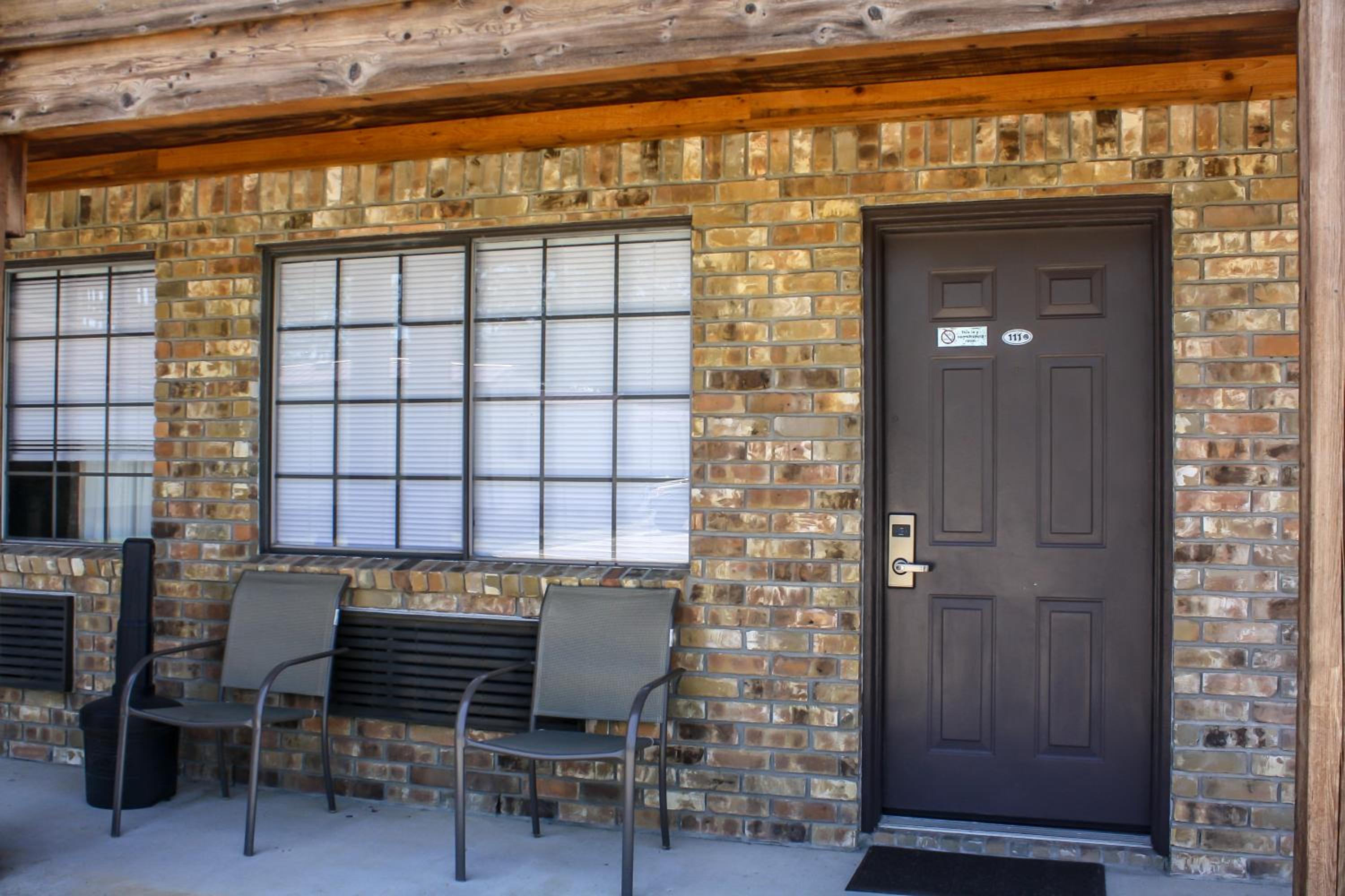 outdoor BBQ area