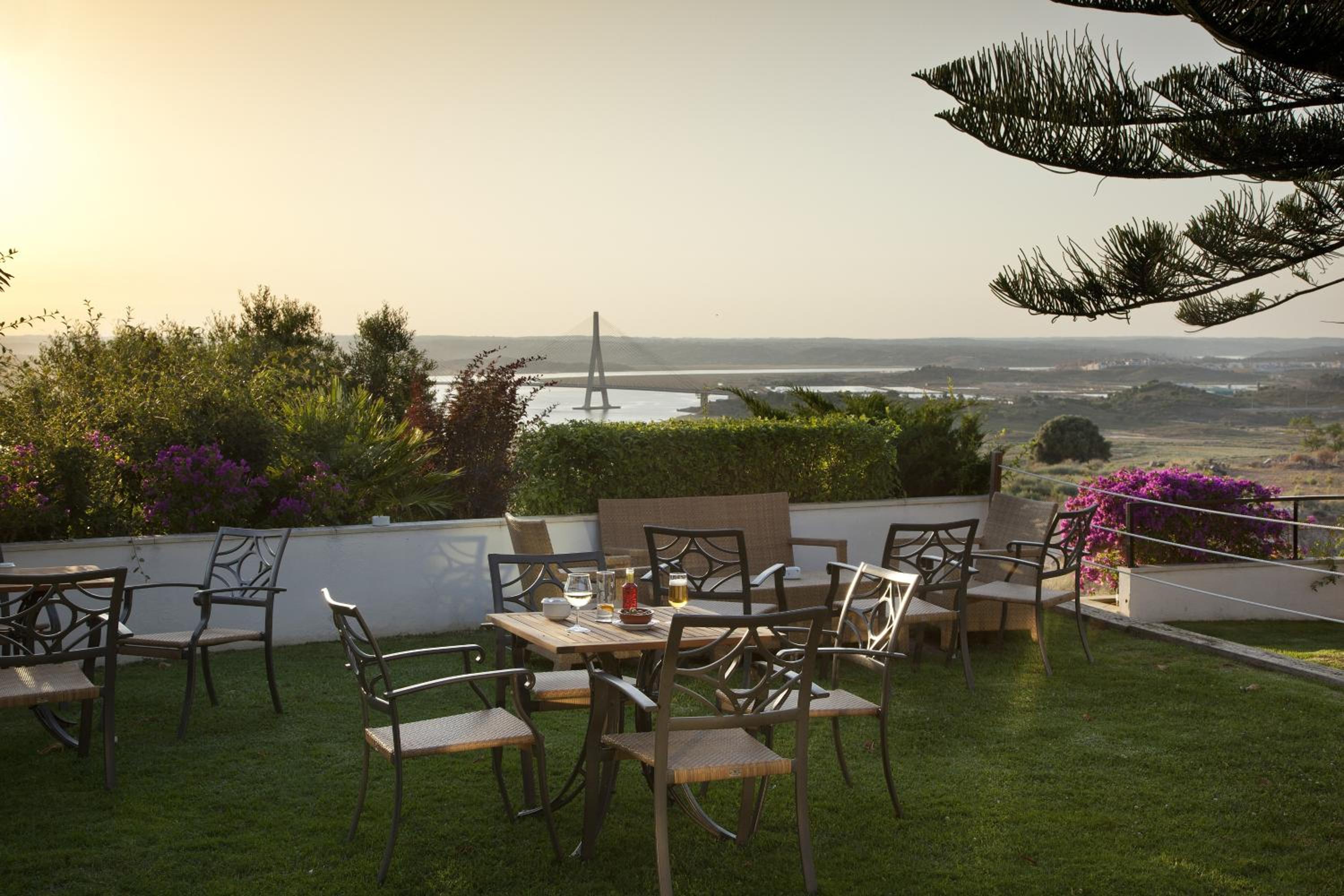 outdoor BBQ area