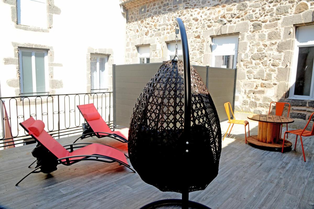 outdoor BBQ area