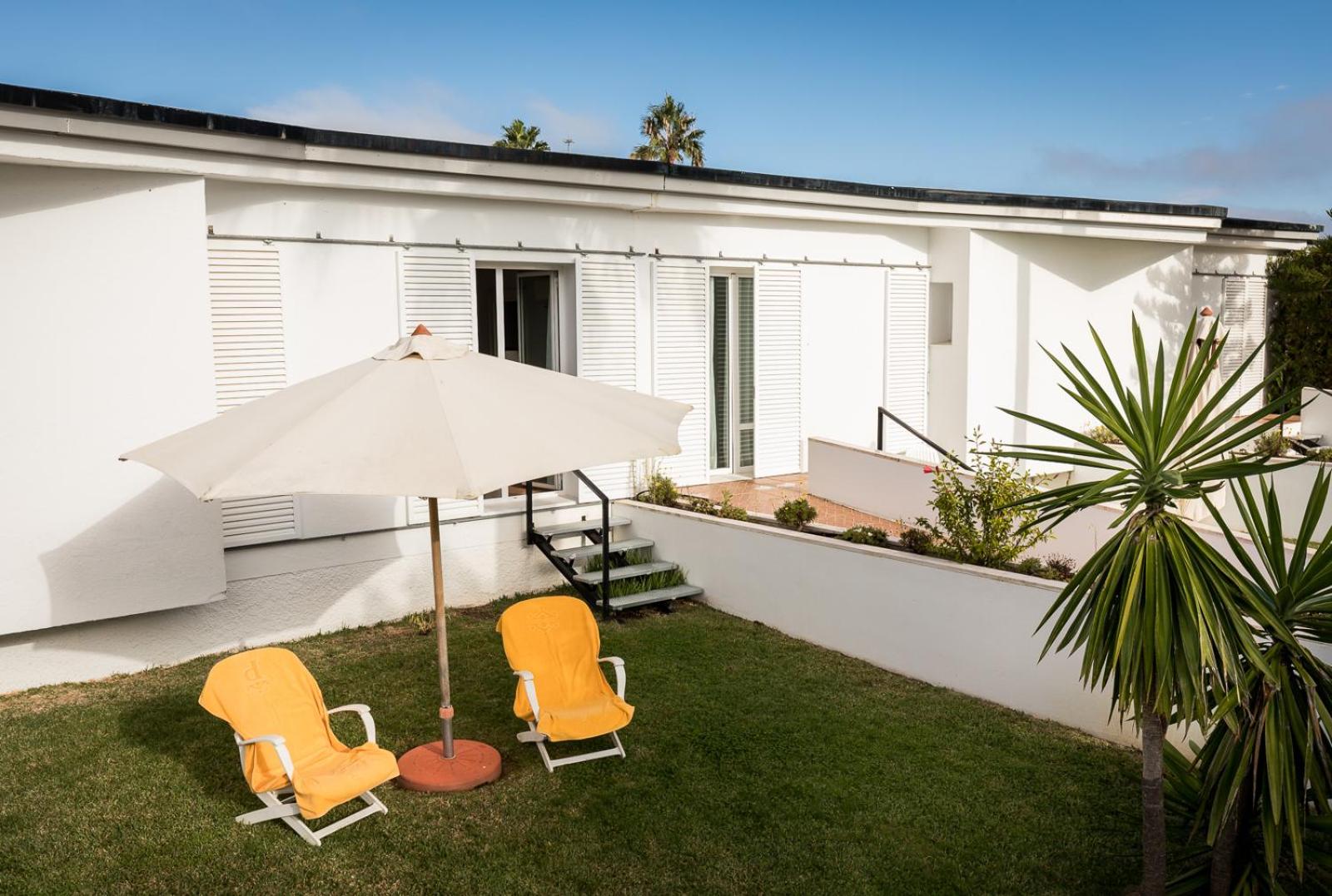 outdoor BBQ area