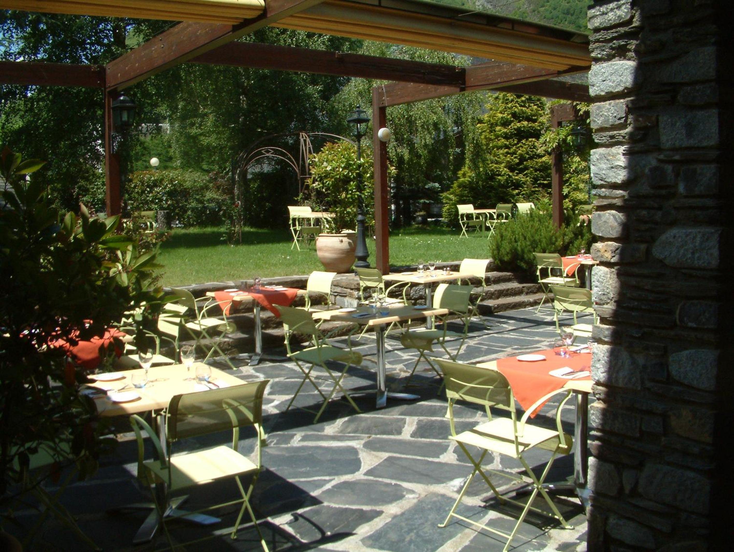 outdoor BBQ area