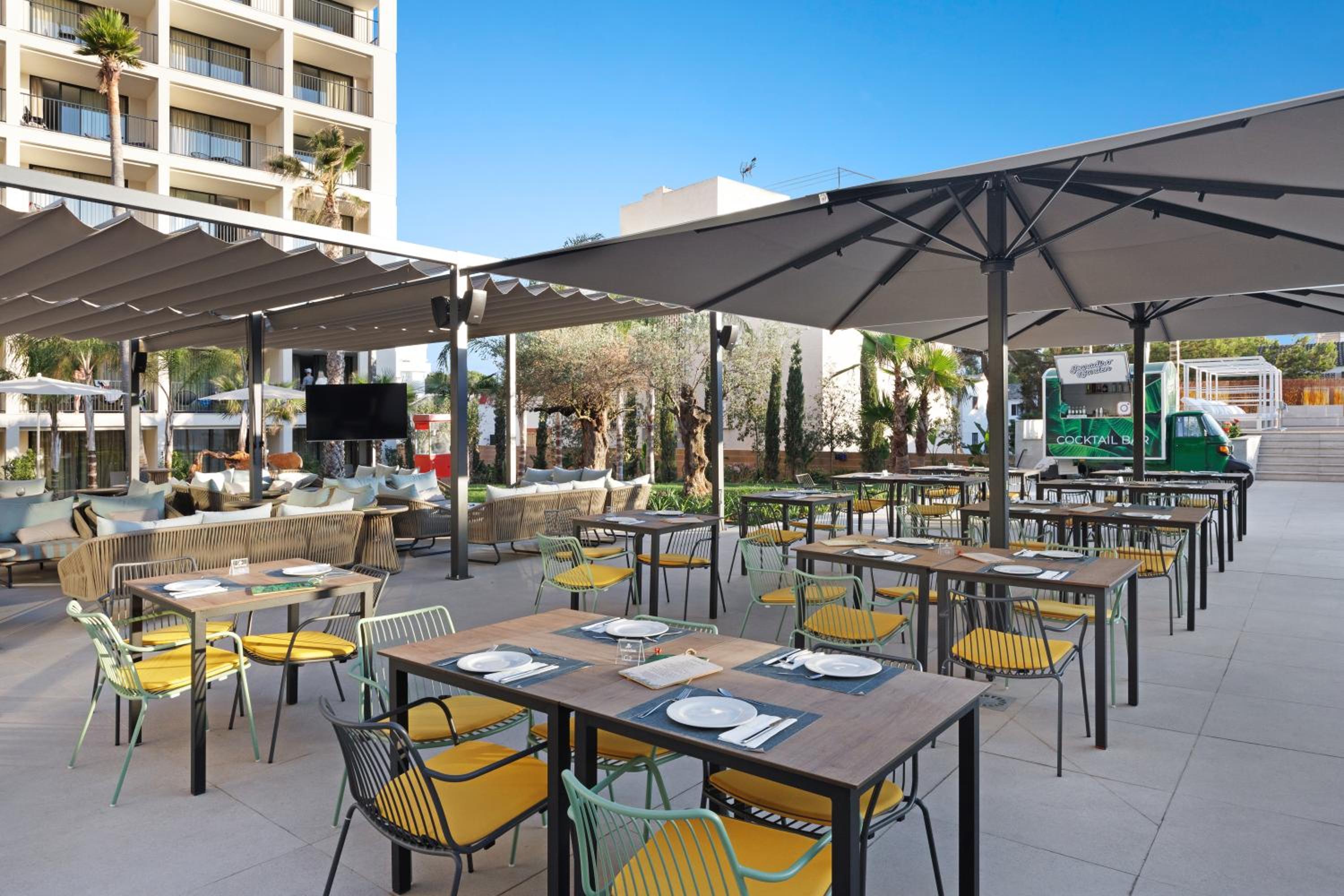 outdoor BBQ area