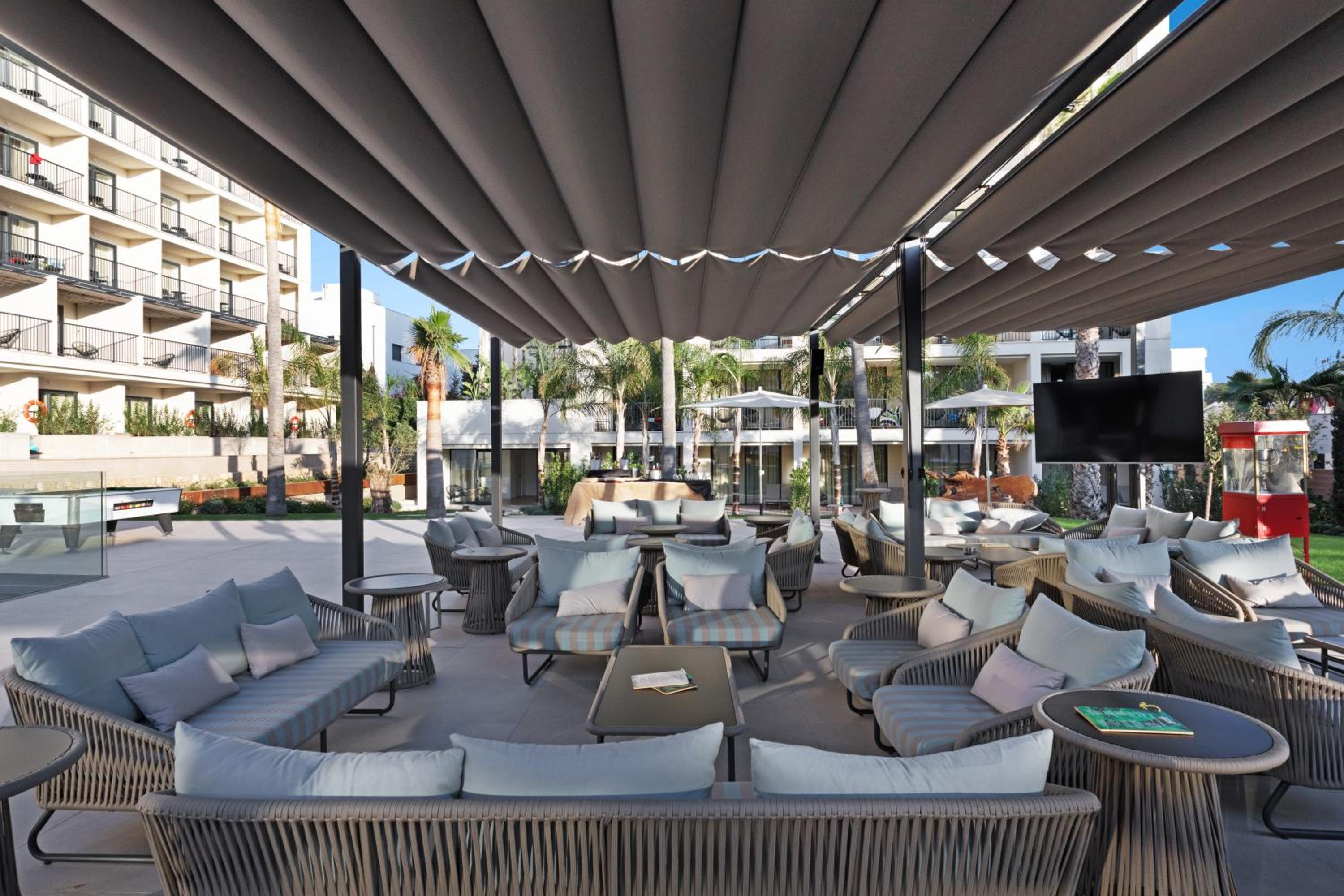 outdoor BBQ area