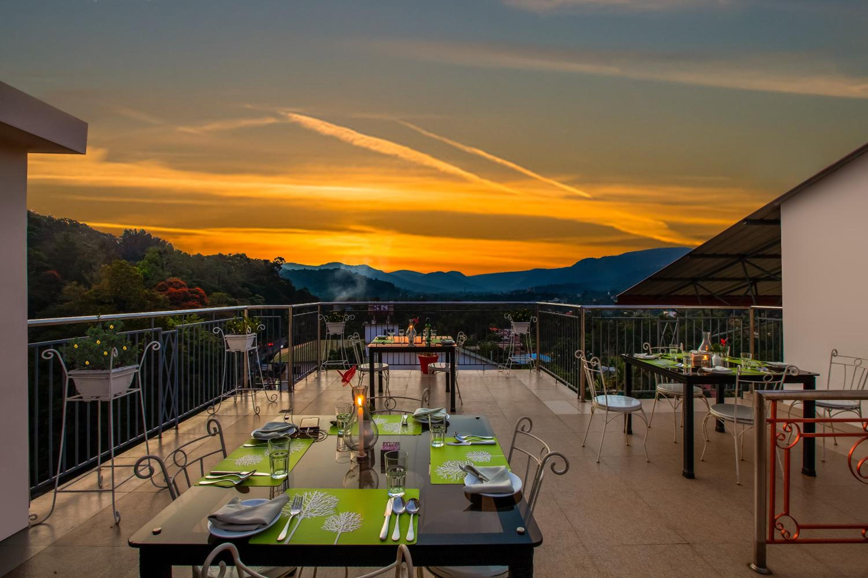 outdoor BBQ area