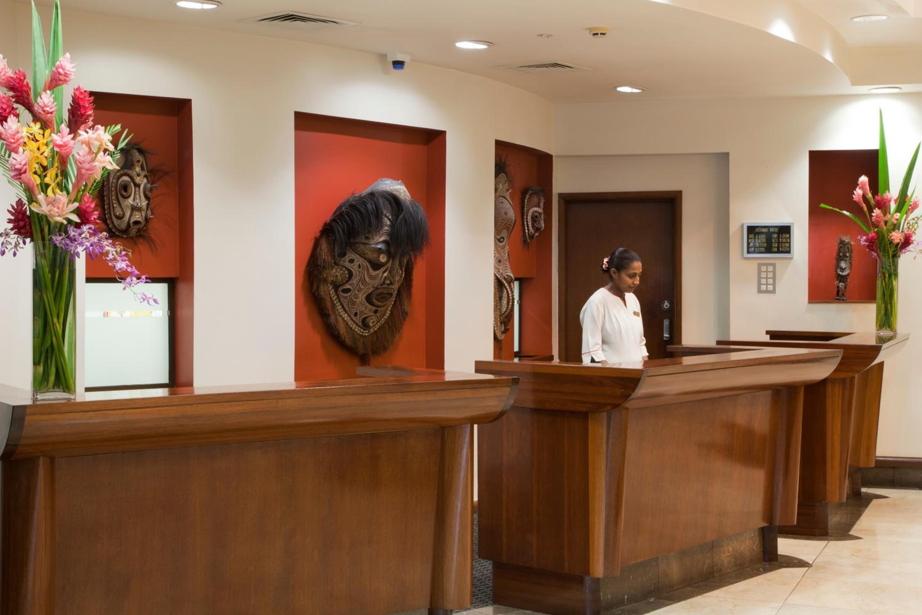 hotel reception
