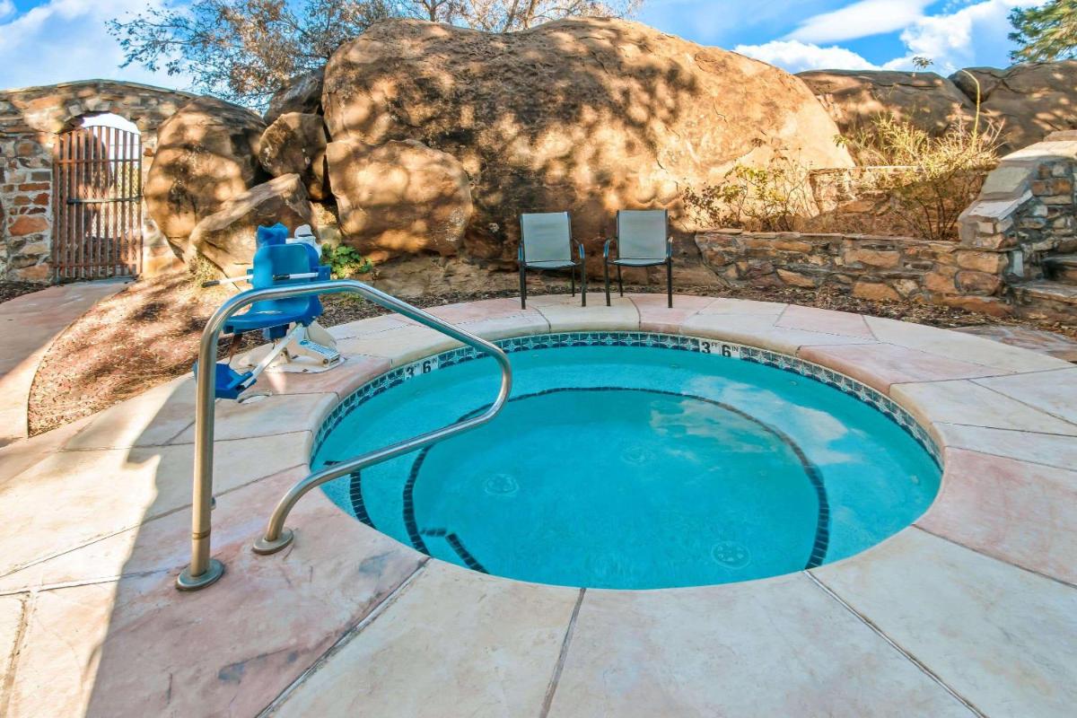 outdoor BBQ area