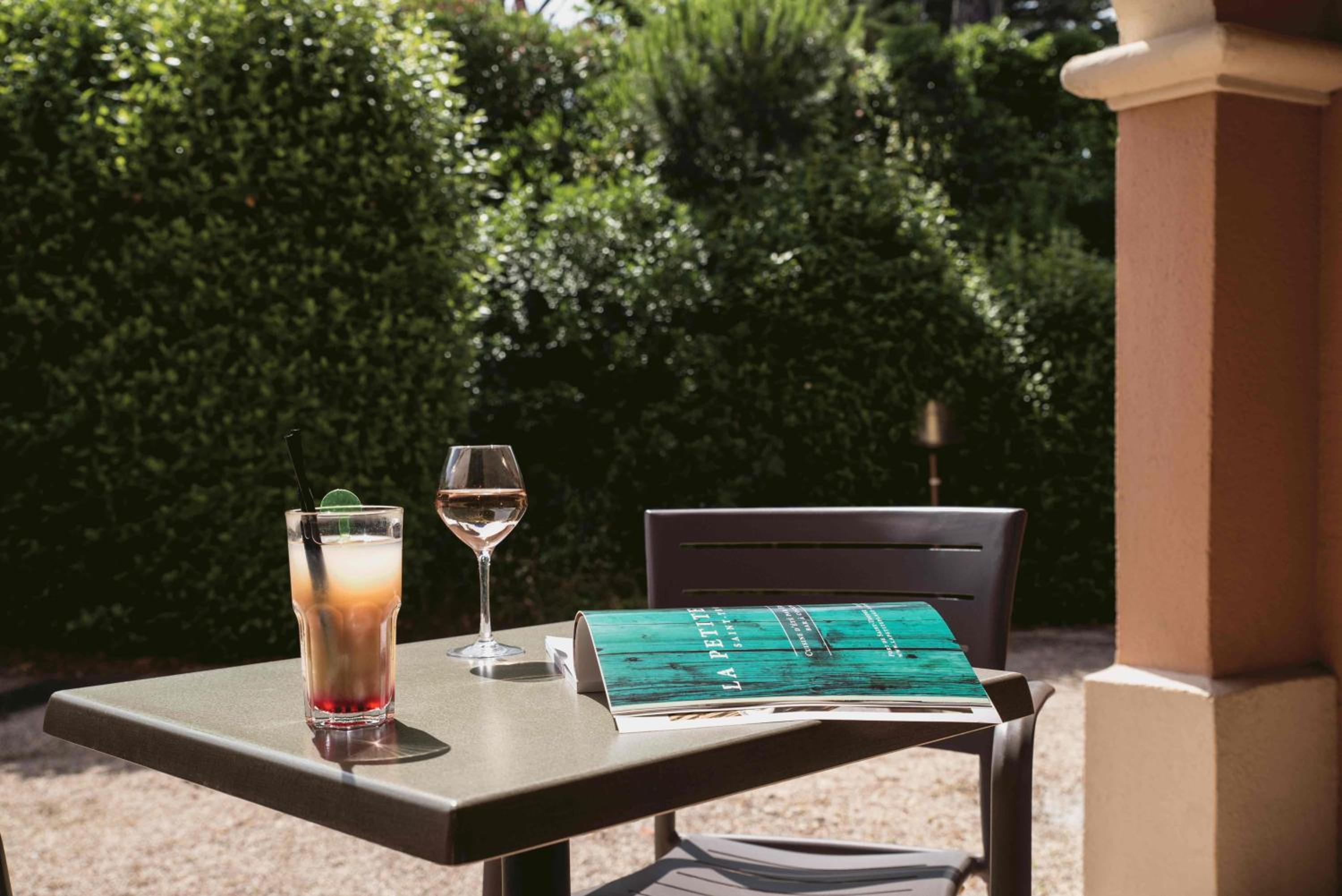 outdoor BBQ area