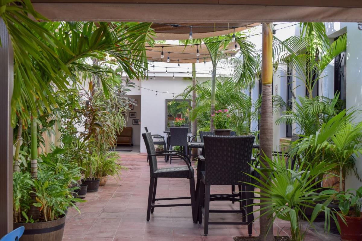outdoor BBQ area