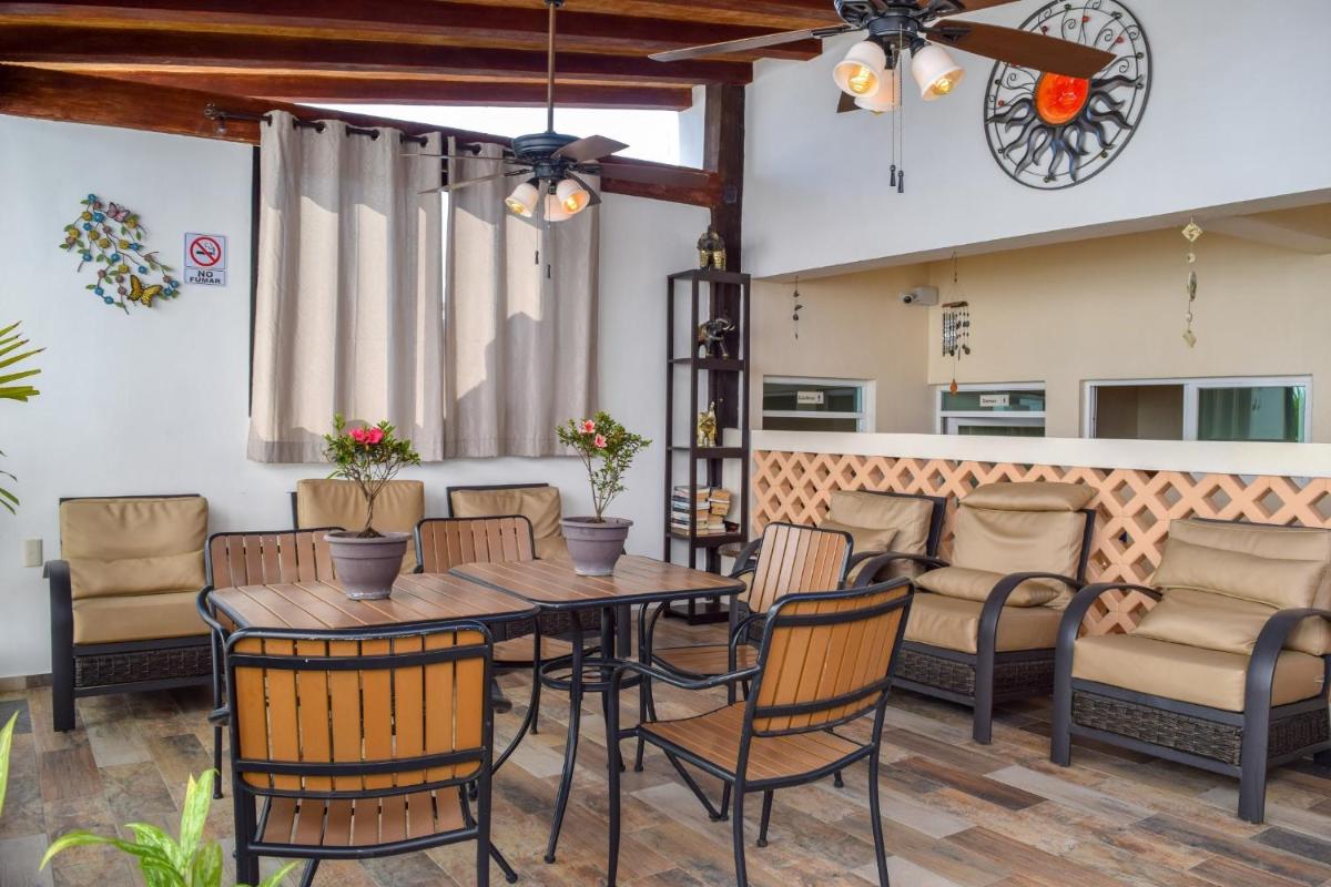 outdoor BBQ area