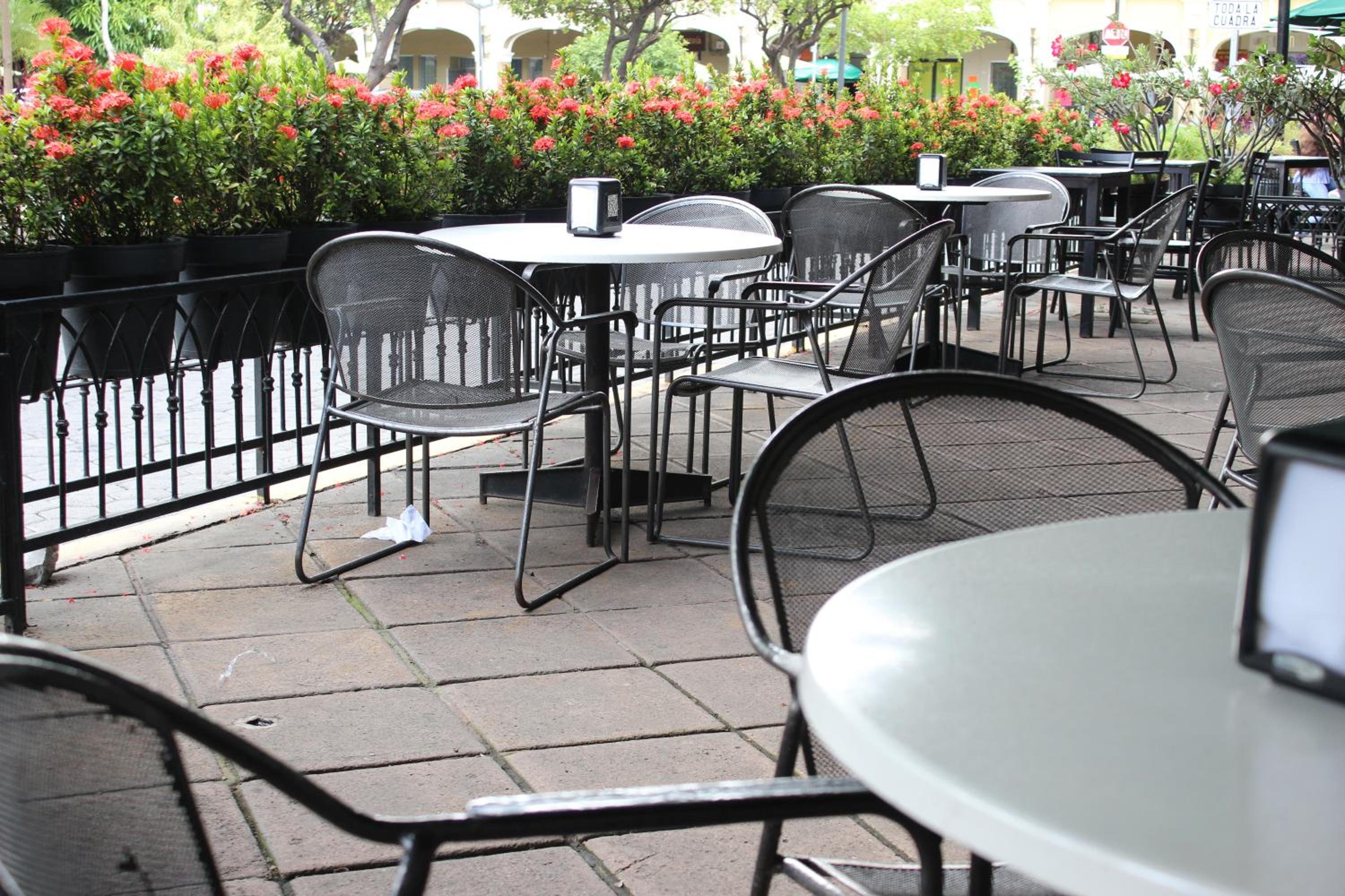 outdoor BBQ area