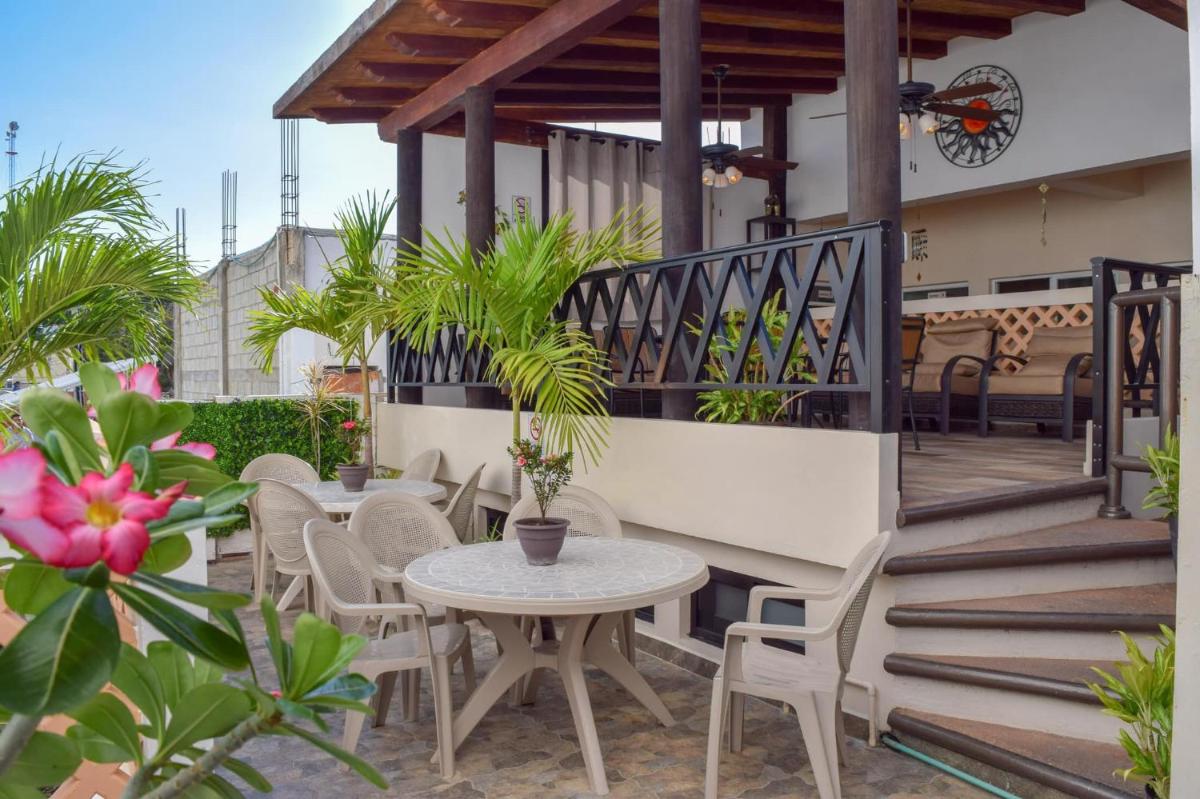 outdoor BBQ area