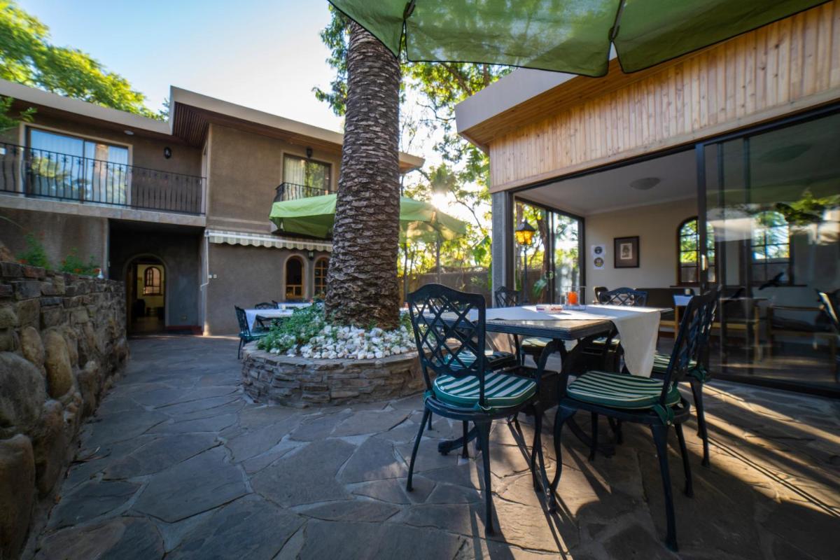 outdoor BBQ area