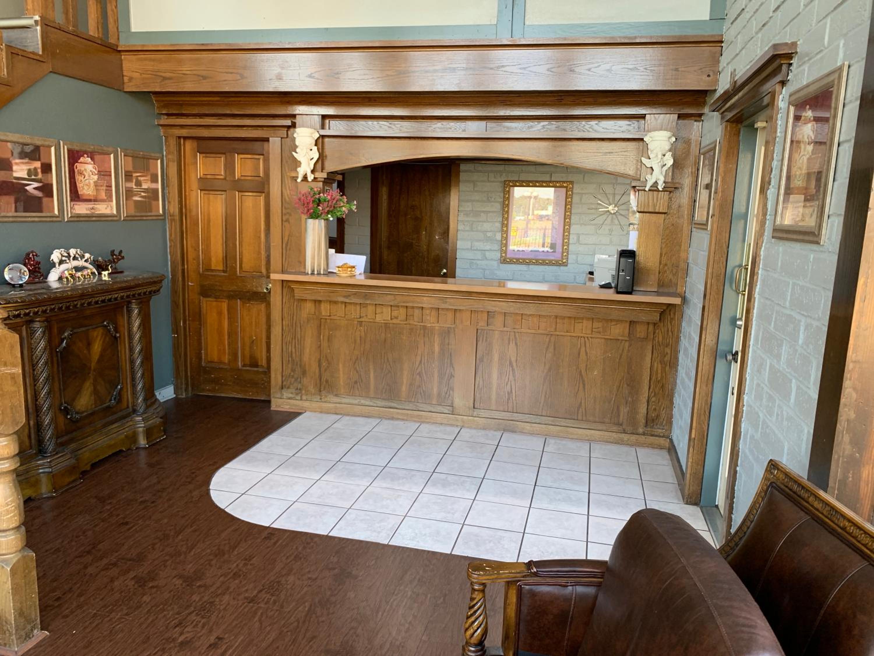 hotel reception