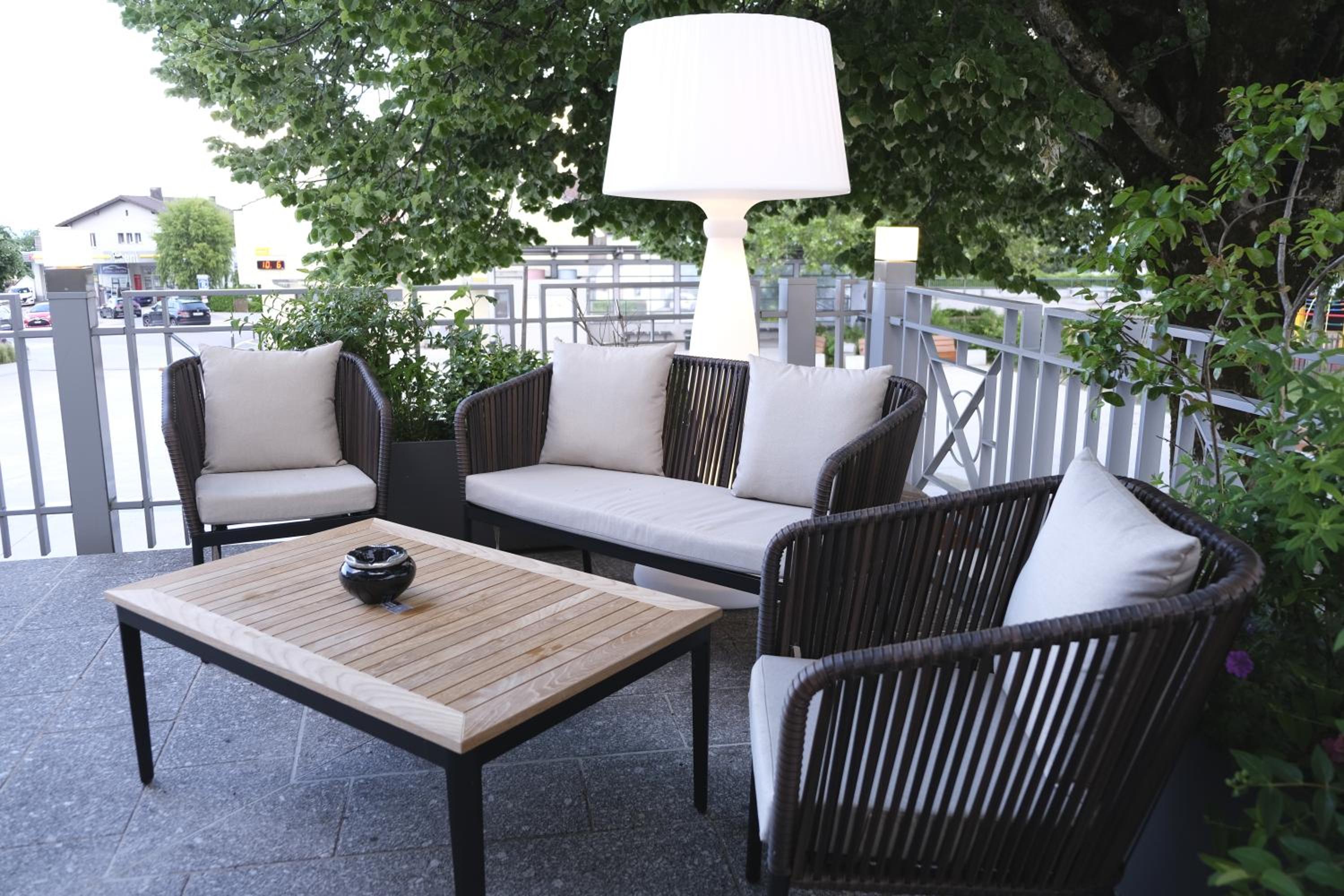 outdoor BBQ area