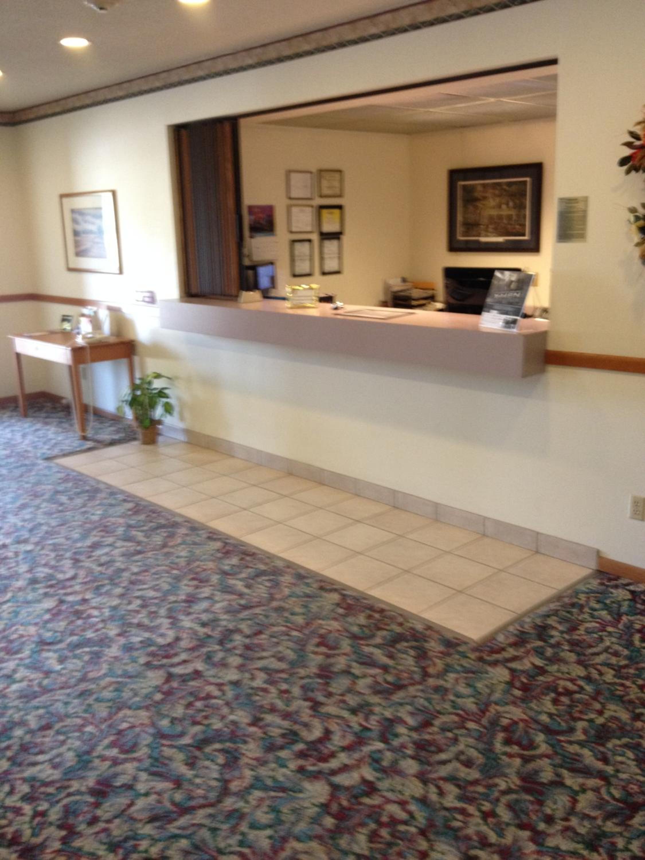 hotel reception