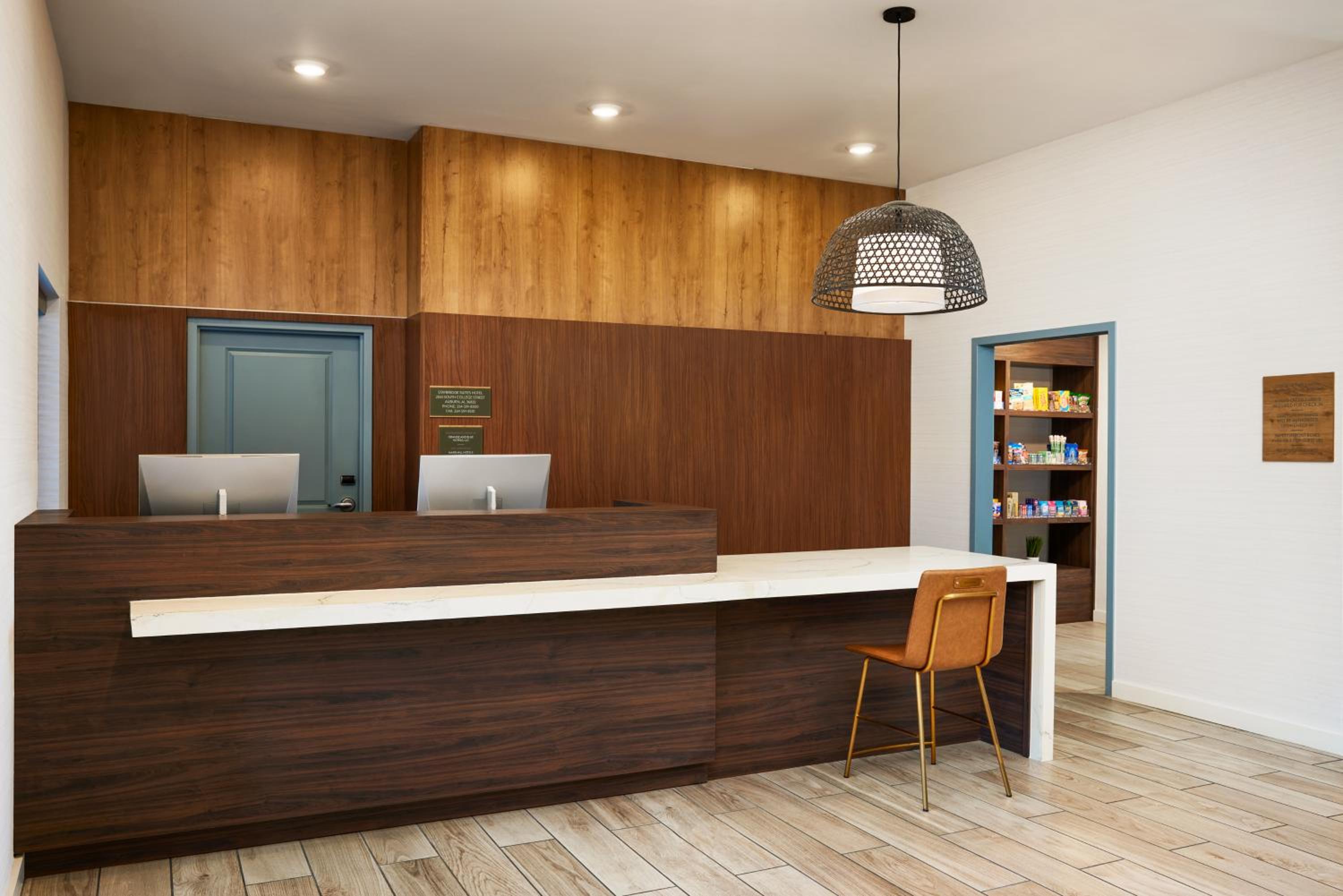 hotel reception
