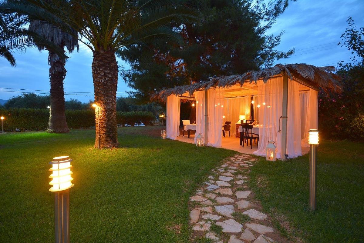 outdoor BBQ area