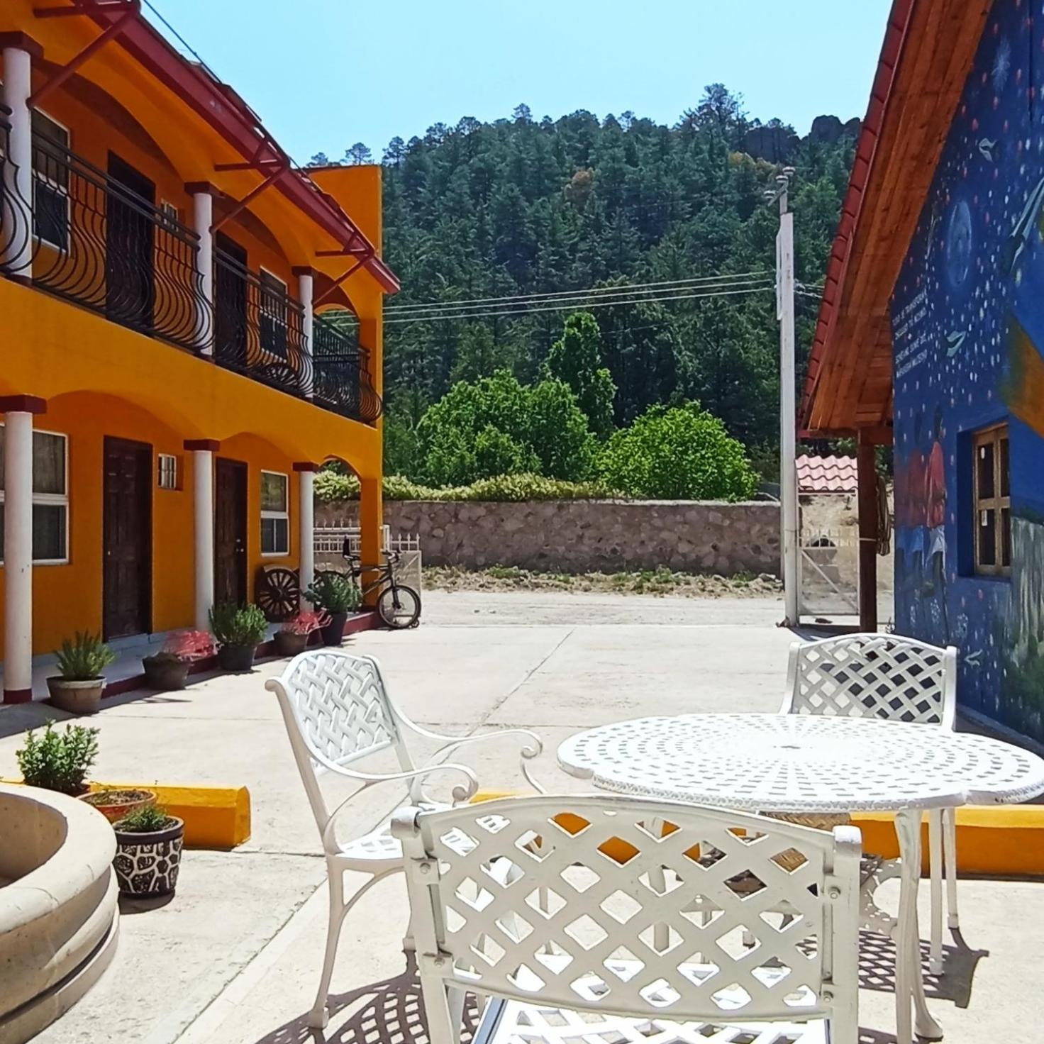 outdoor BBQ area