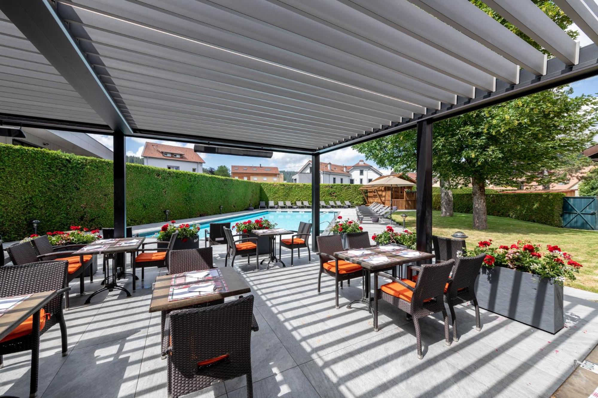 outdoor BBQ area