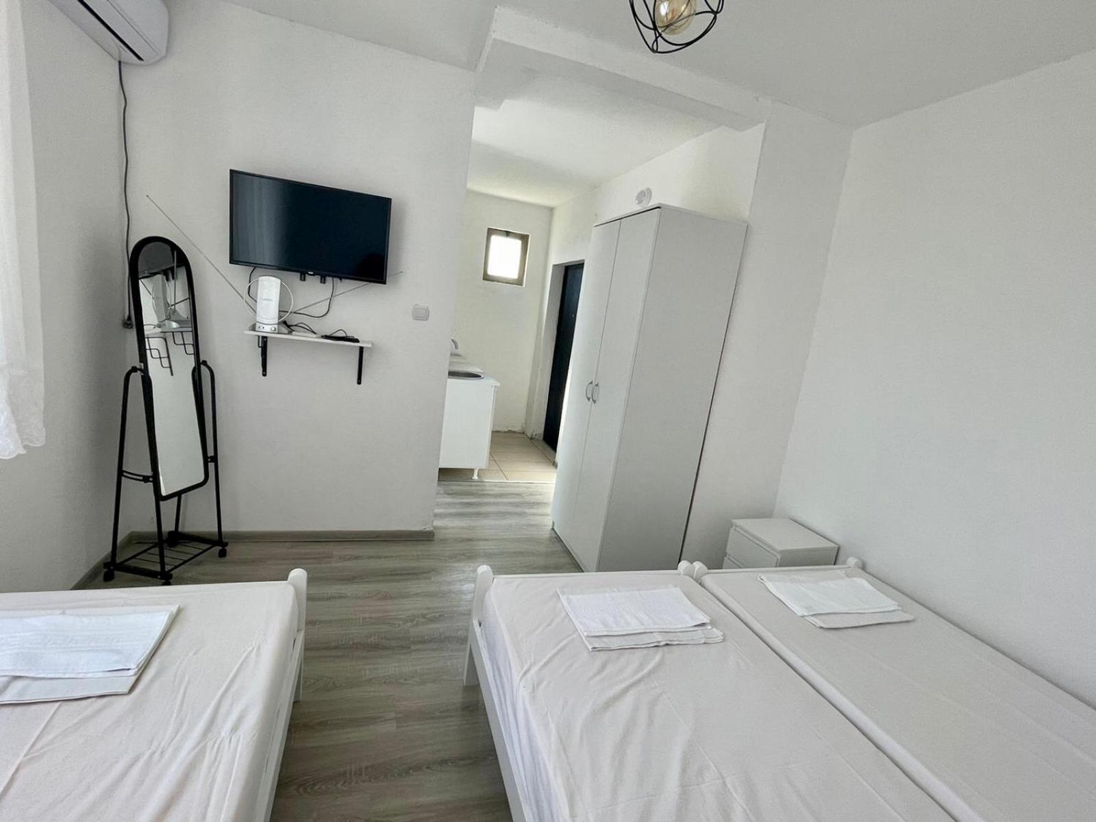 White apartments