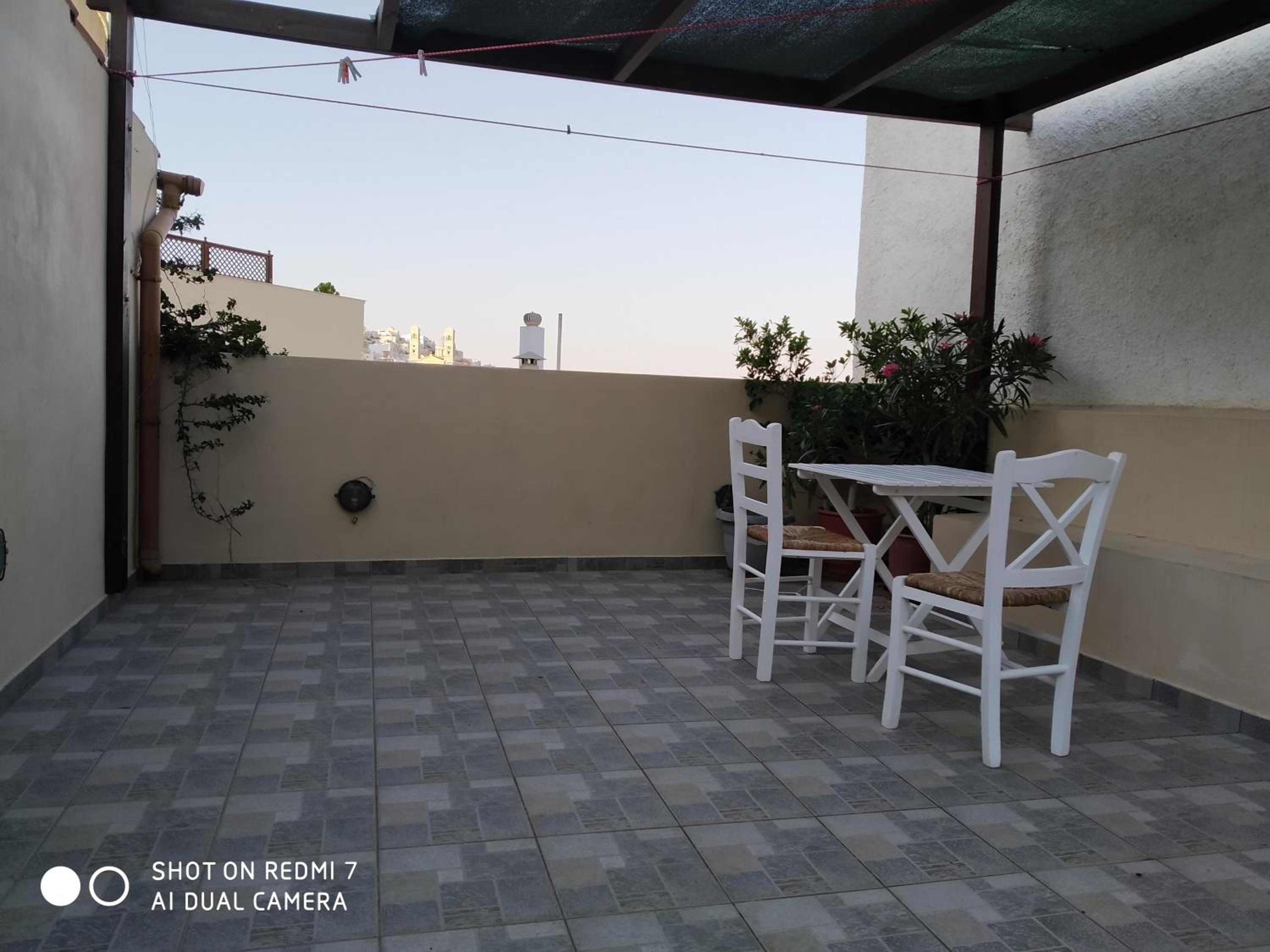 outdoor BBQ area