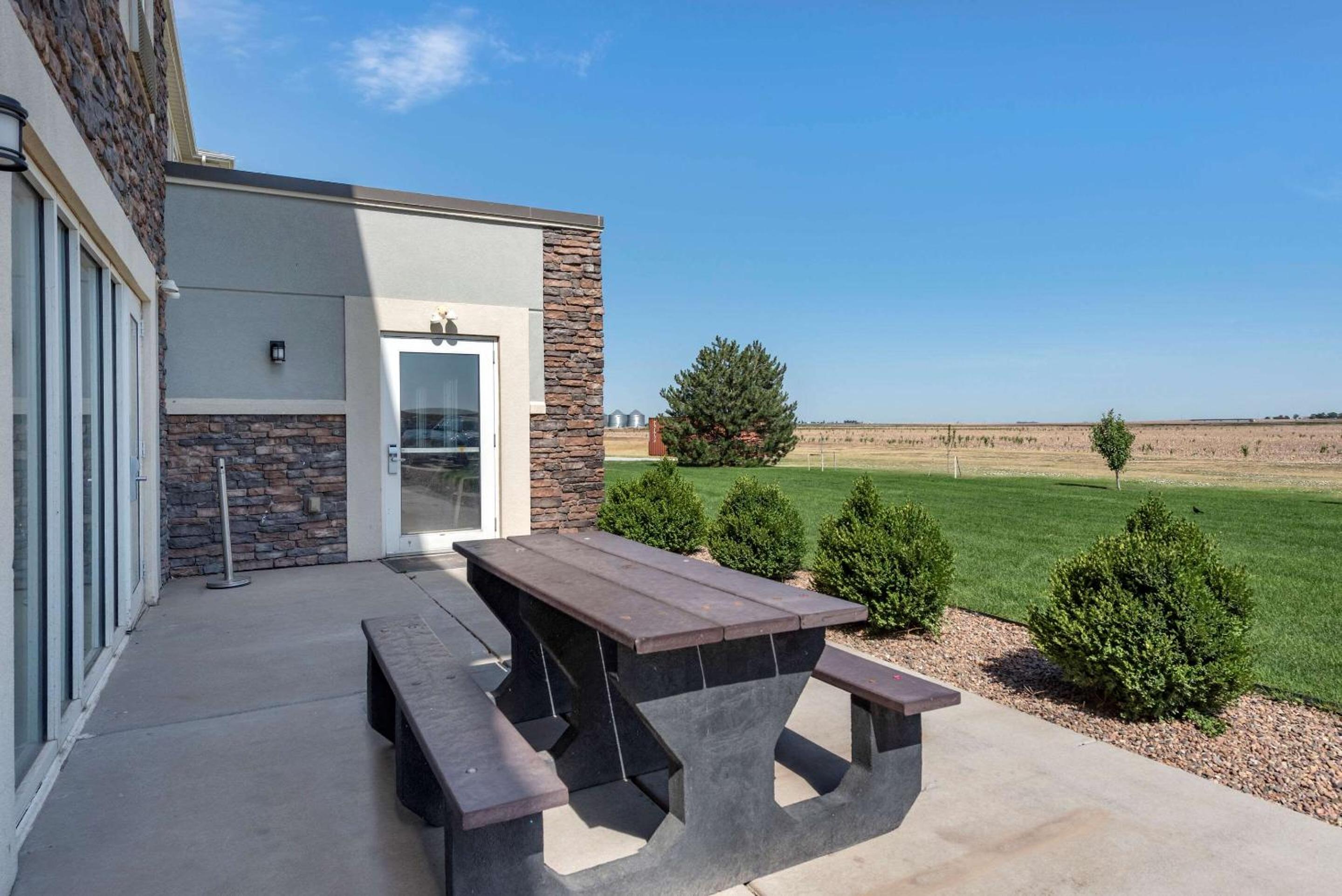 outdoor BBQ area
