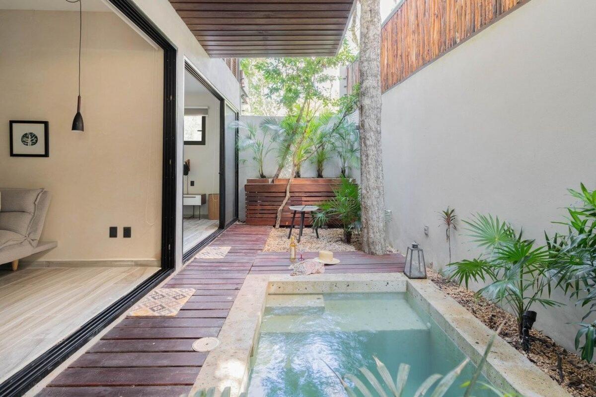Cozy 1Bbrm +Garden and Private Pool Aldea Zama