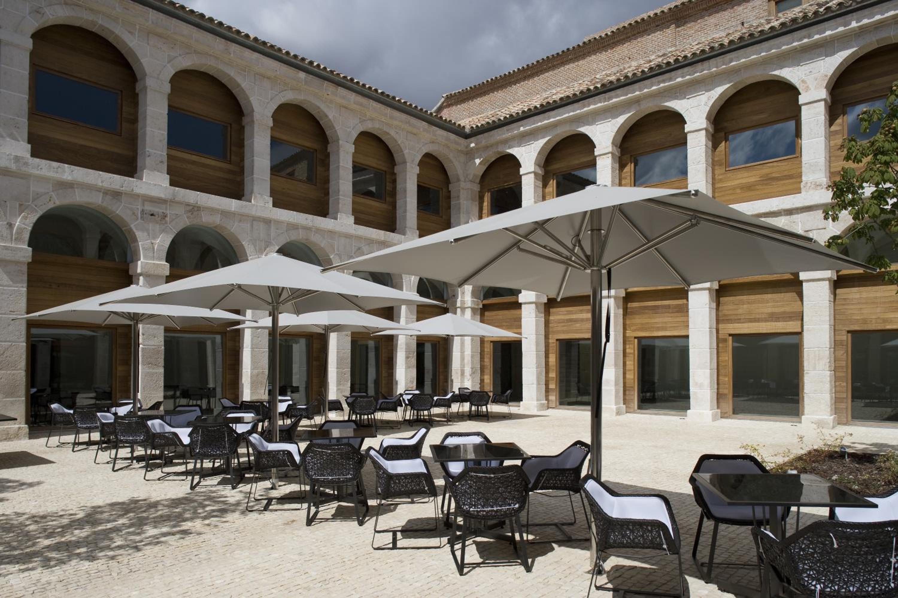 outdoor BBQ area