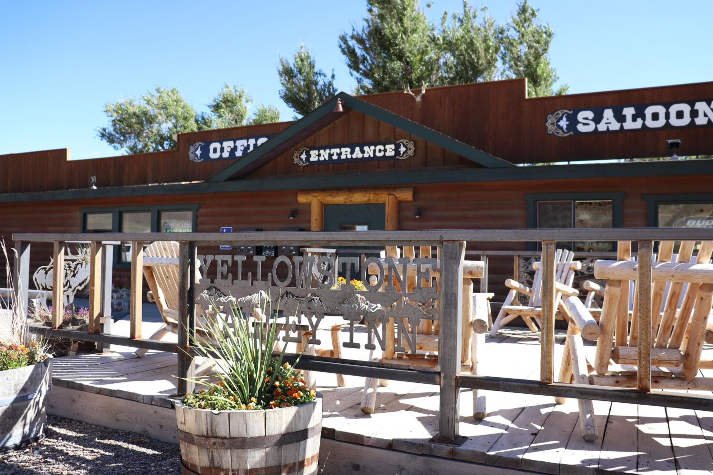 outdoor BBQ area