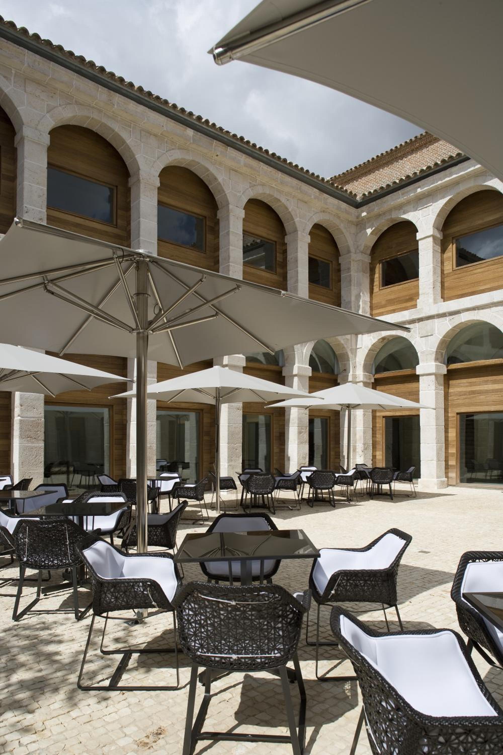 outdoor BBQ area