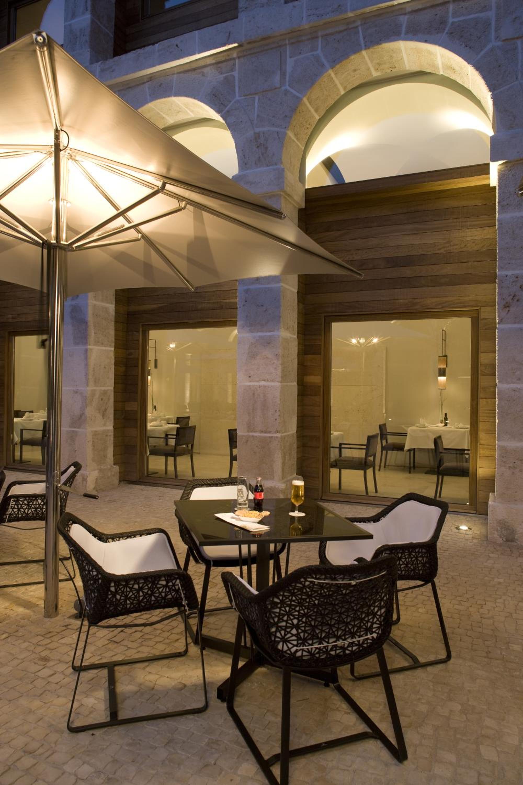 outdoor BBQ area