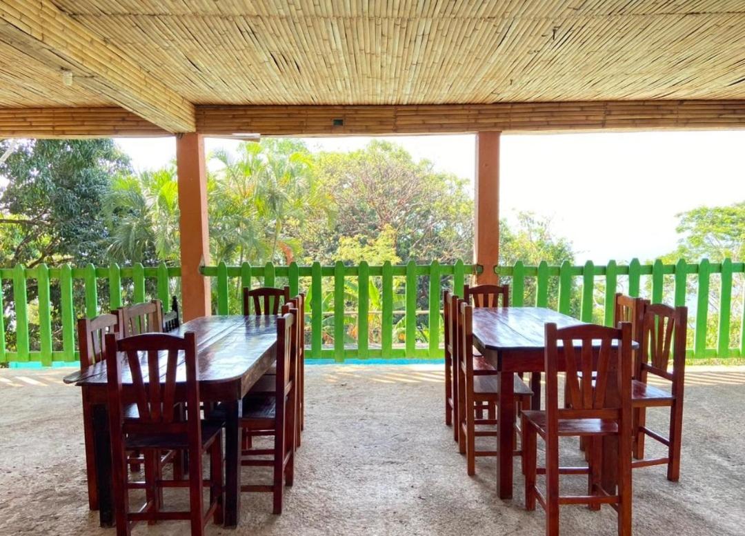outdoor BBQ area