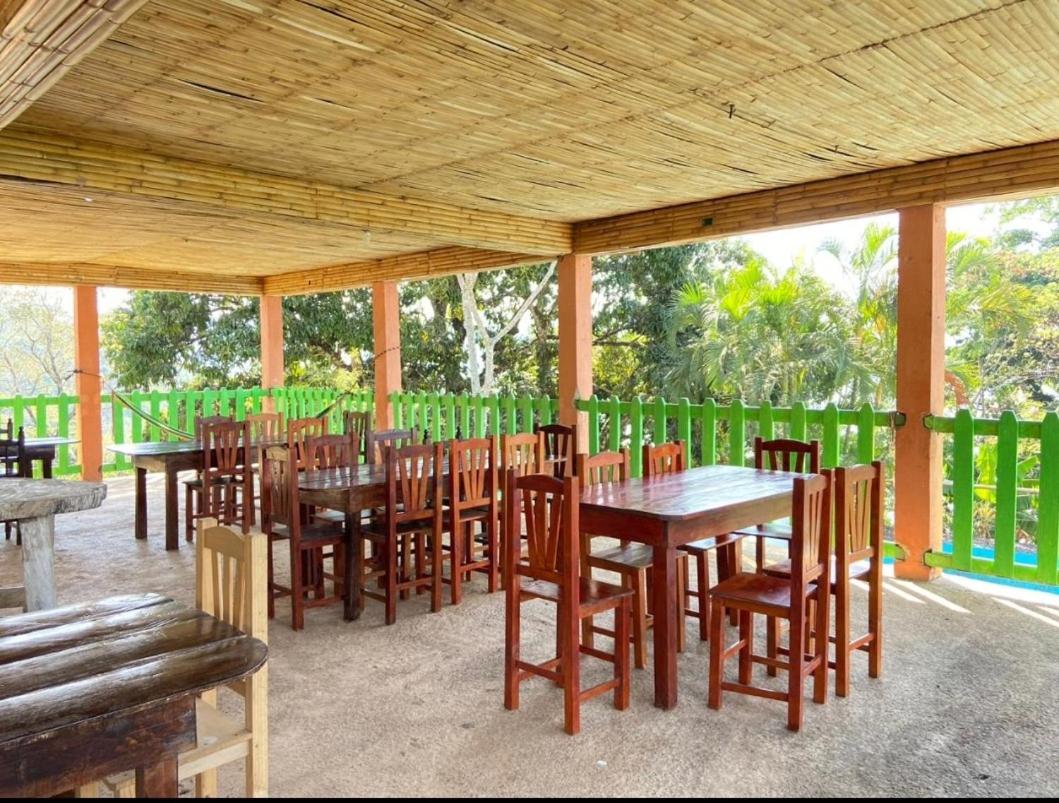 outdoor BBQ area