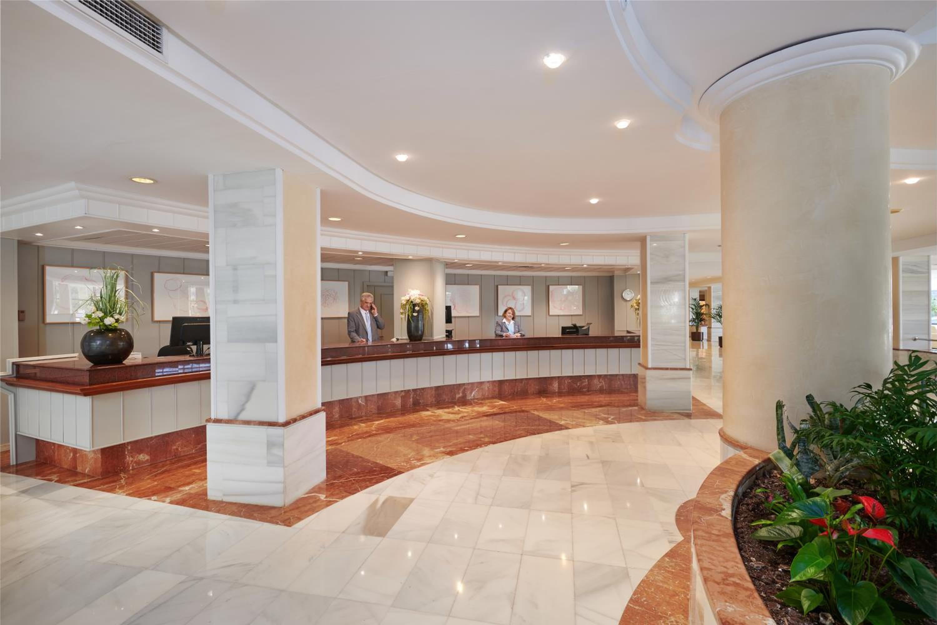 hotel reception