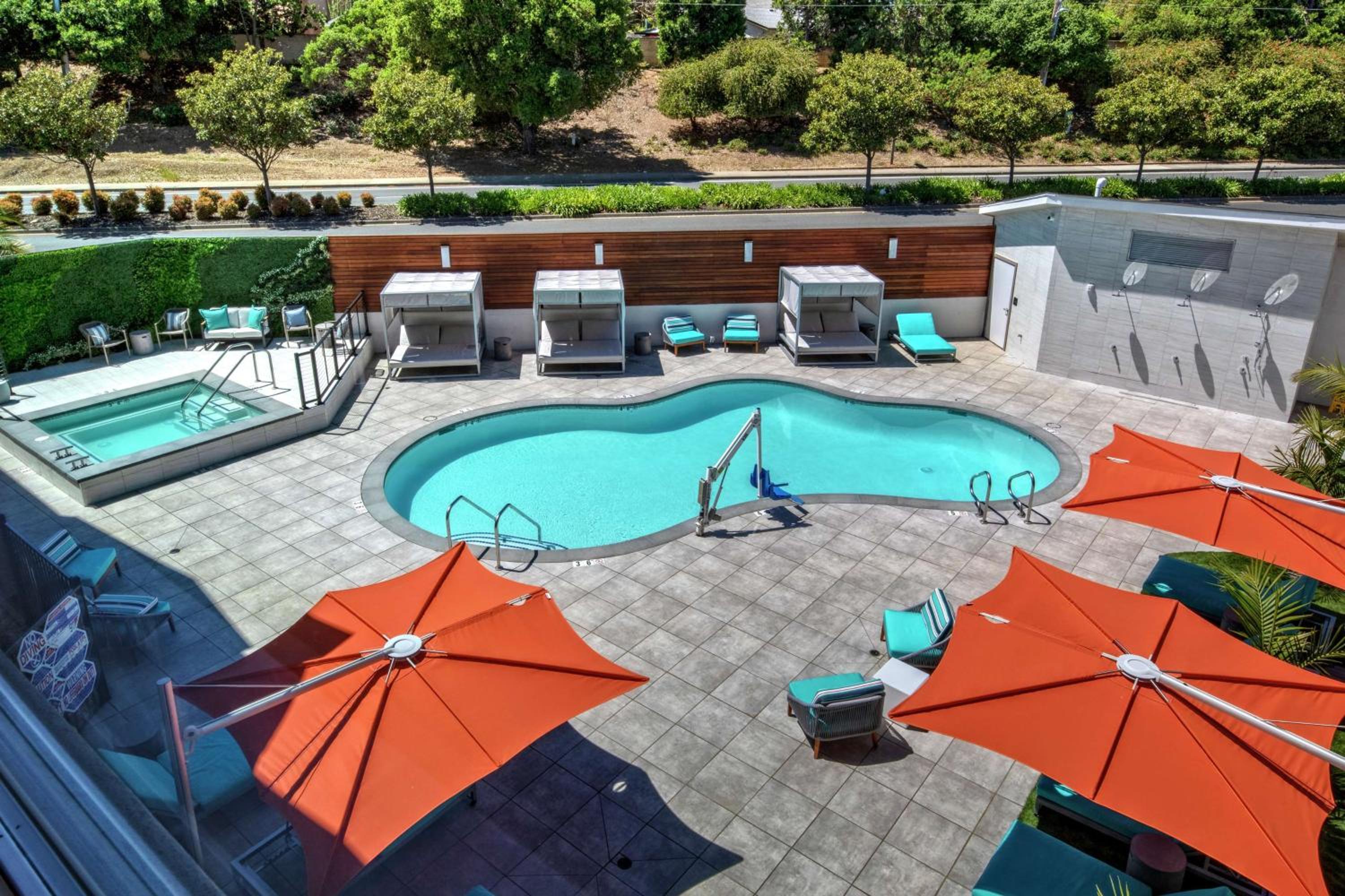 outdoor BBQ area