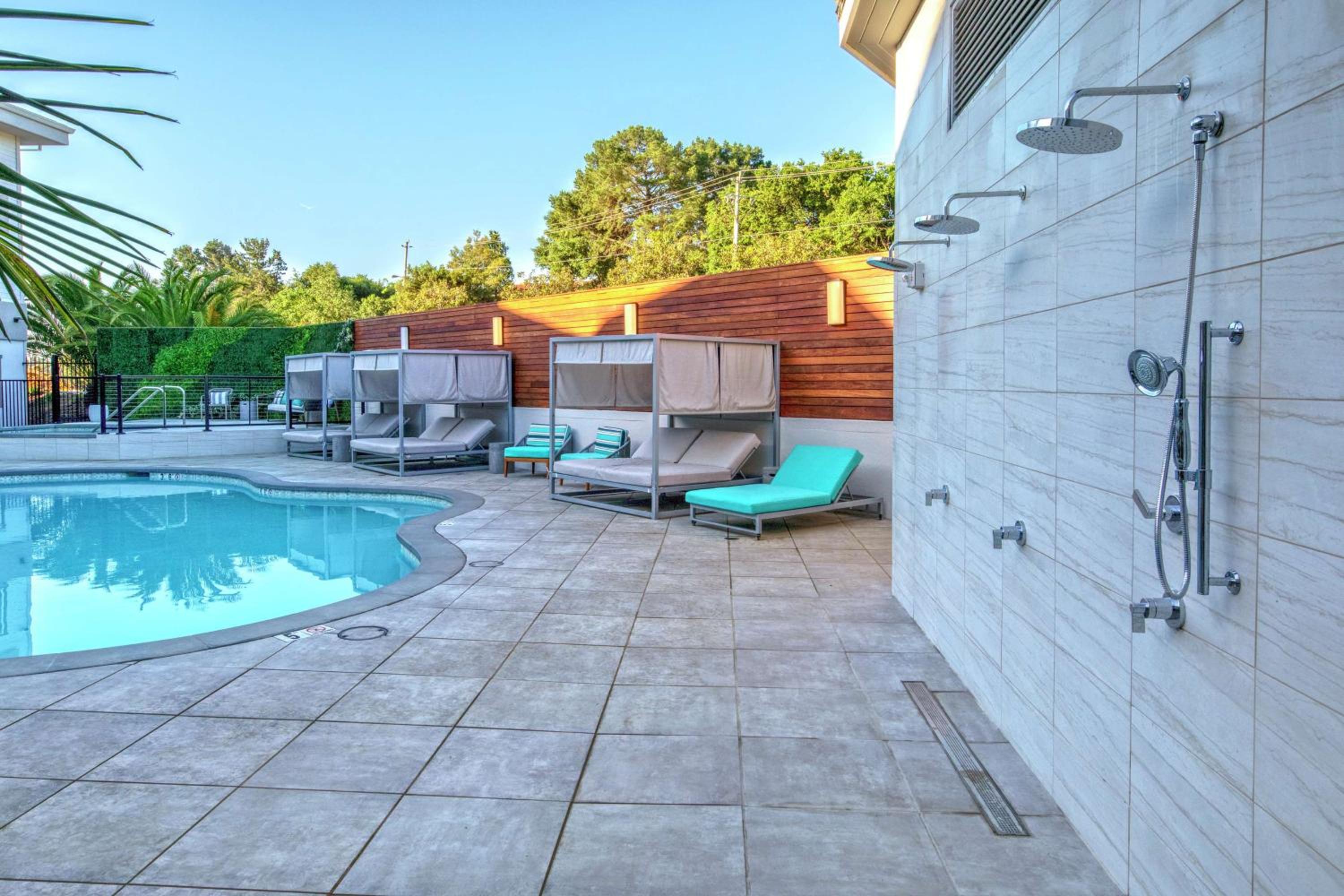 outdoor BBQ area