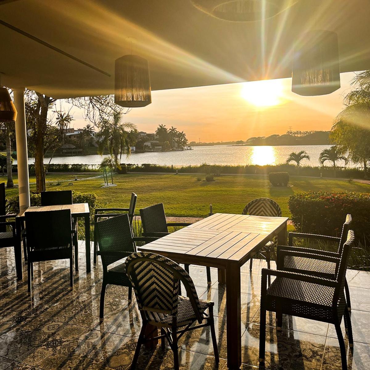 outdoor BBQ area