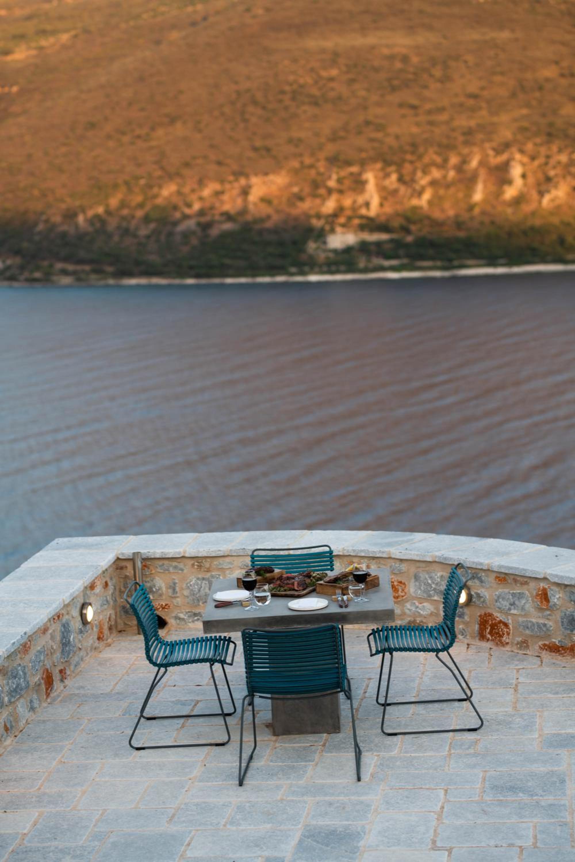 outdoor BBQ area