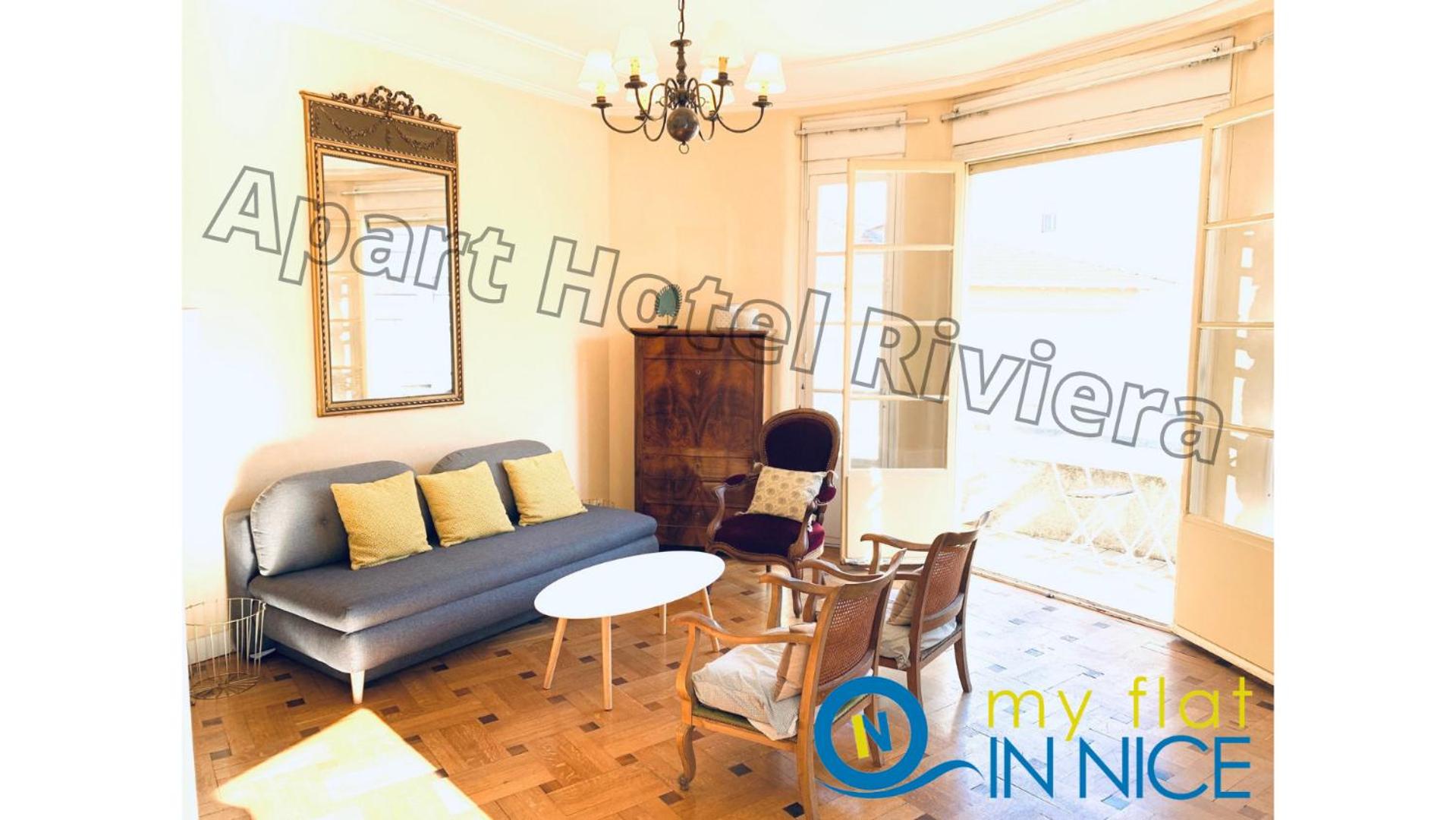 ApartHotel Riviera - Grimaldi - Carré d'Or - Bigger 1 bedroom apartement AC - Balcony - 5mn Promenade des Anglais - BALCON PALAIS ALPHONSE KARR 1 photo 1
