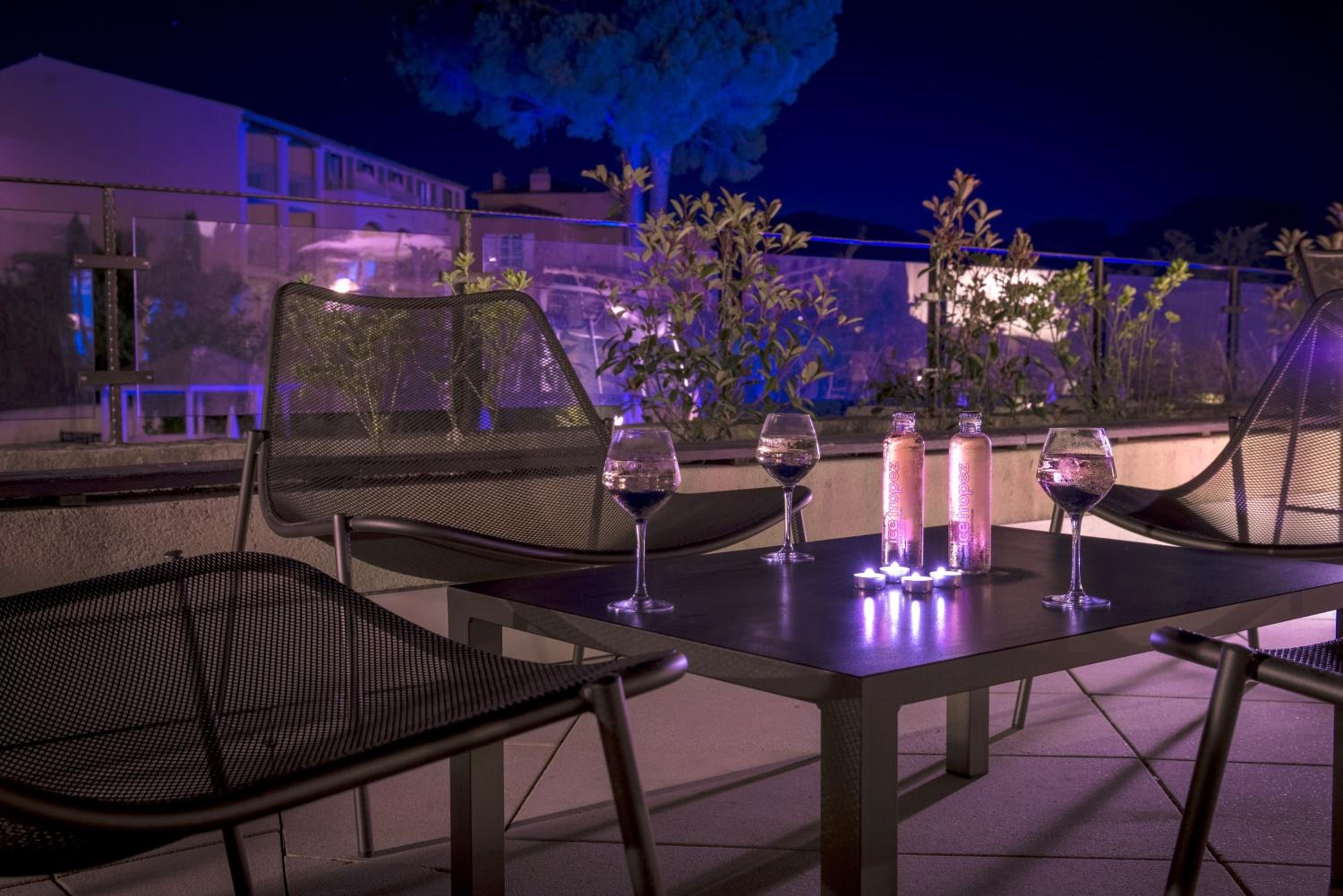 outdoor BBQ area