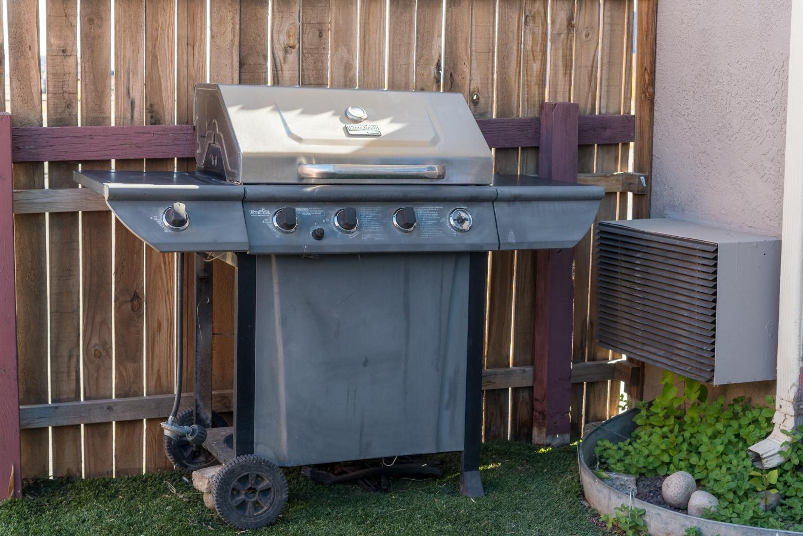 outdoor BBQ area
