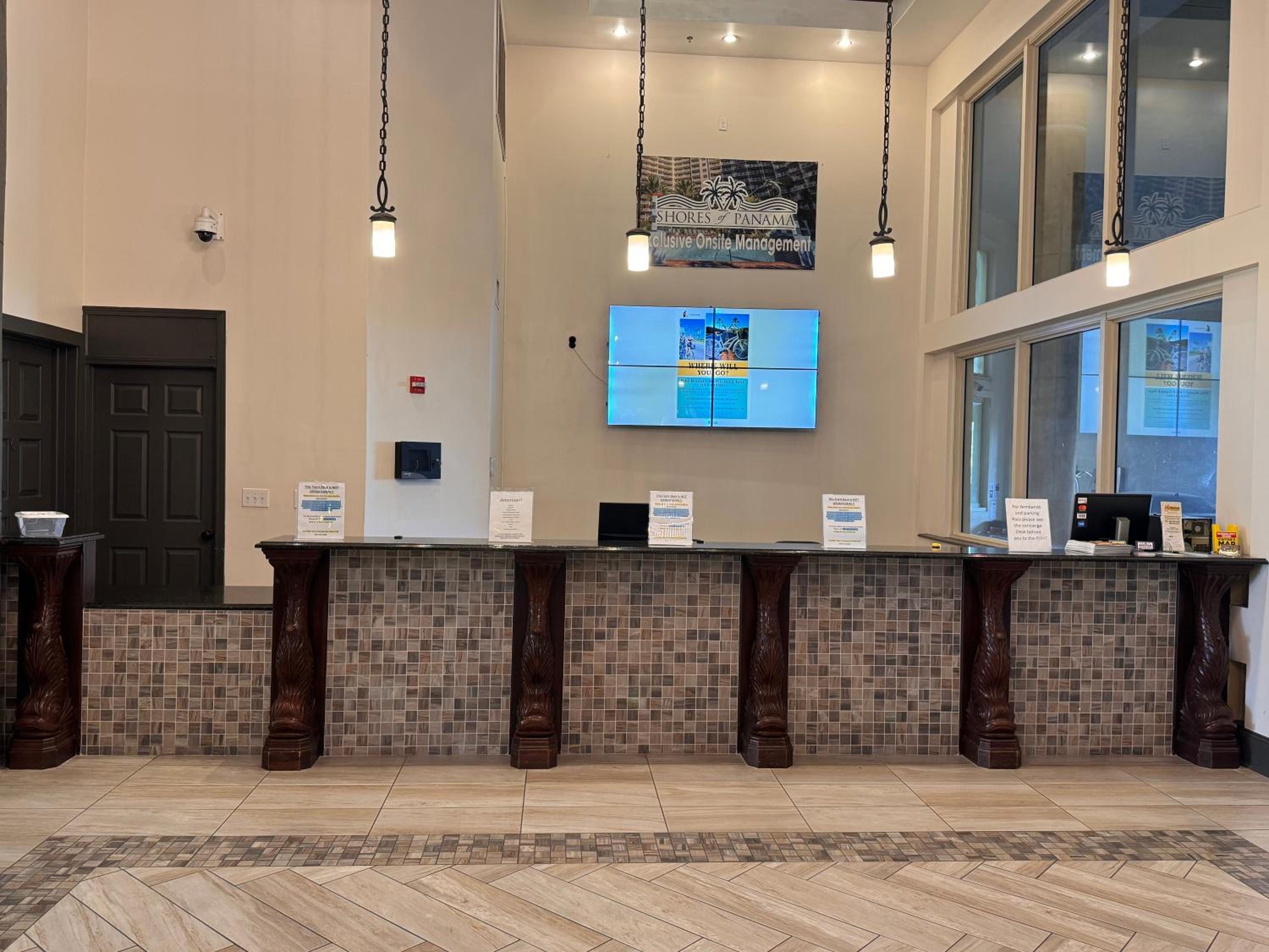 hotel reception