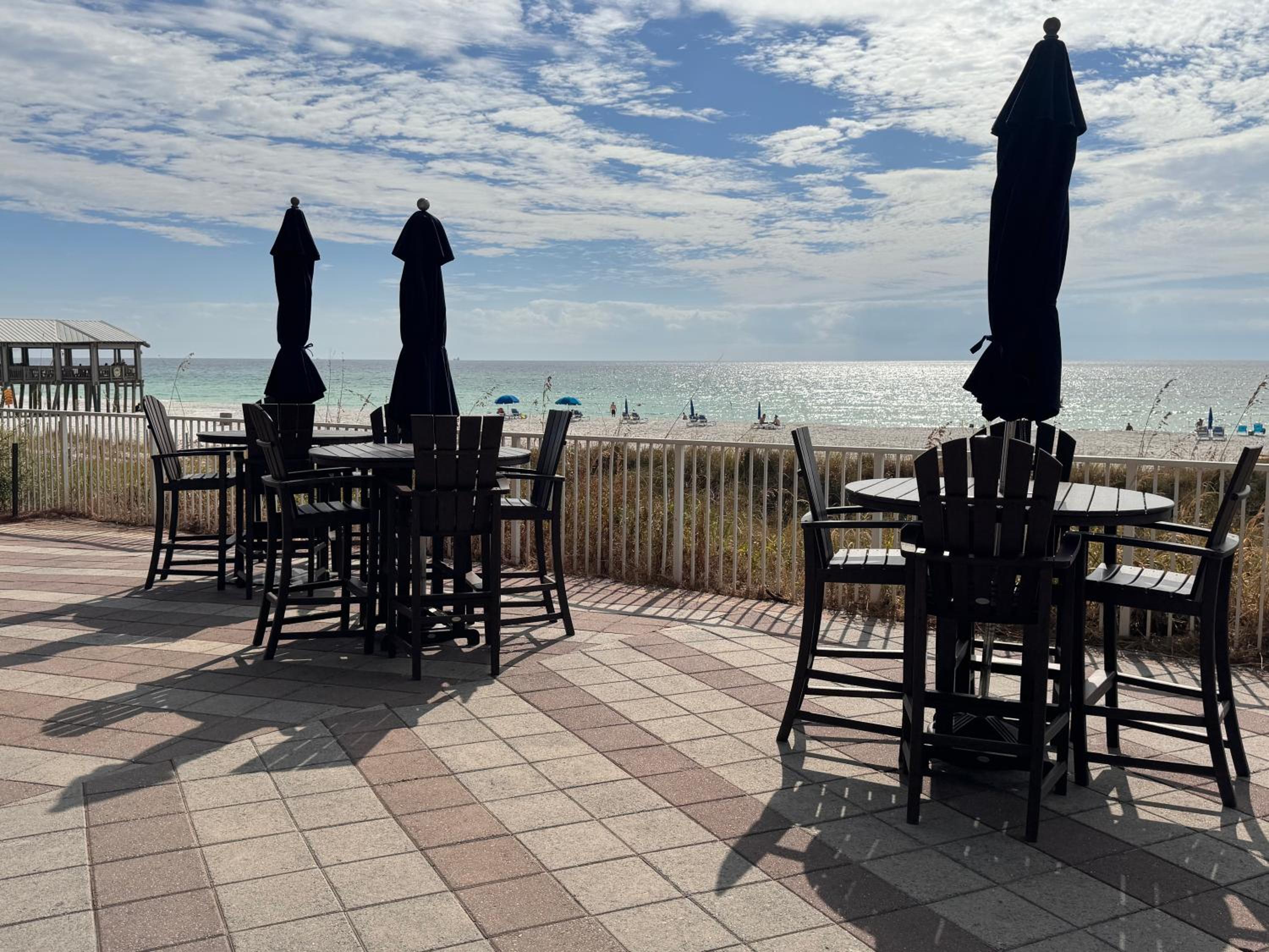 outdoor BBQ area