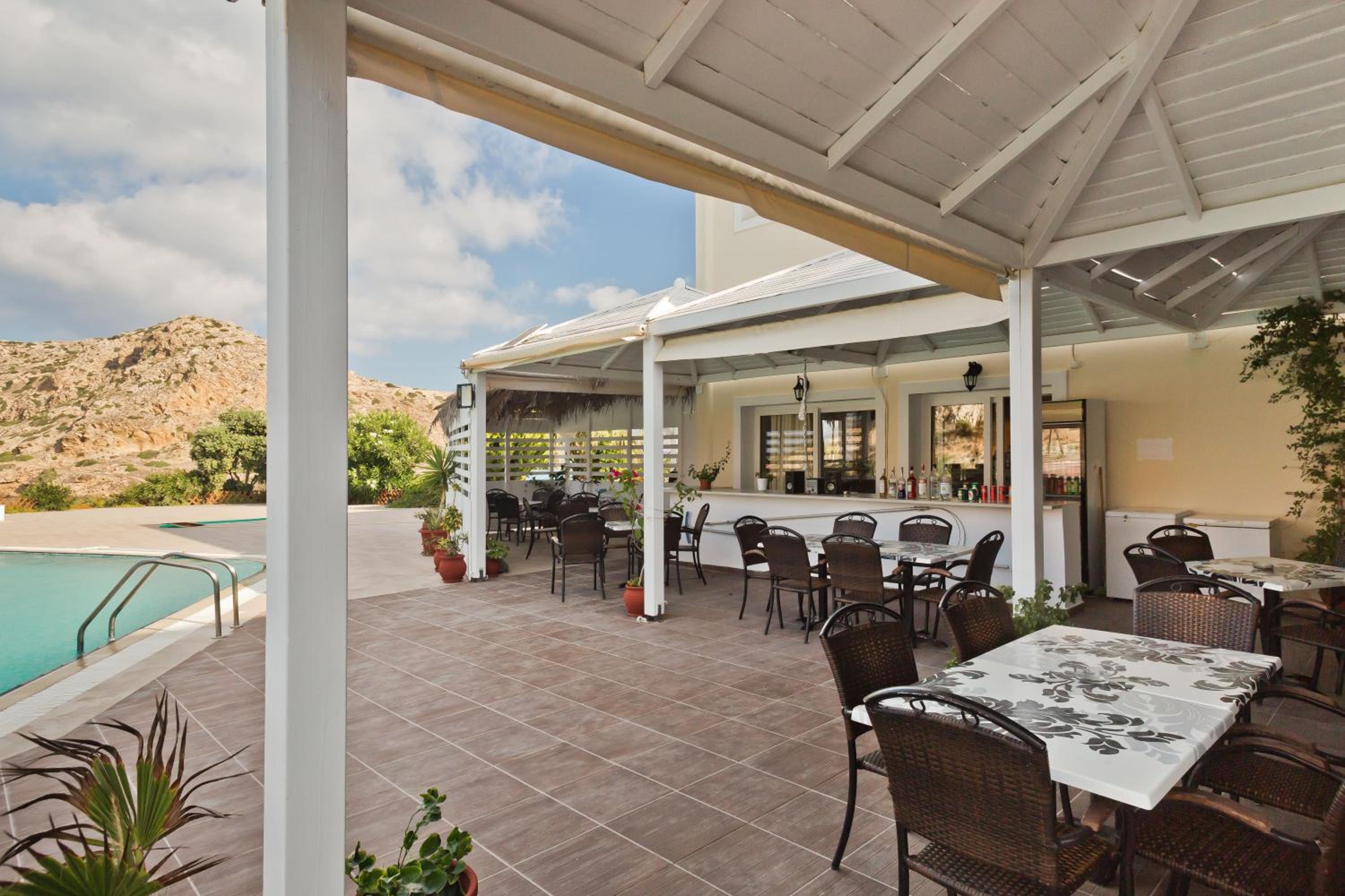 outdoor BBQ area