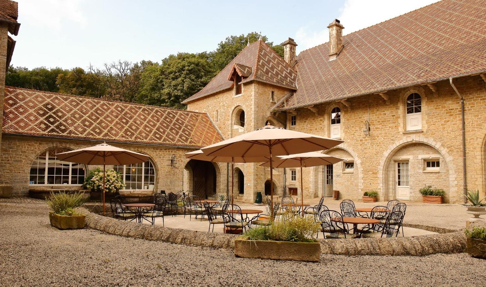 outdoor BBQ area