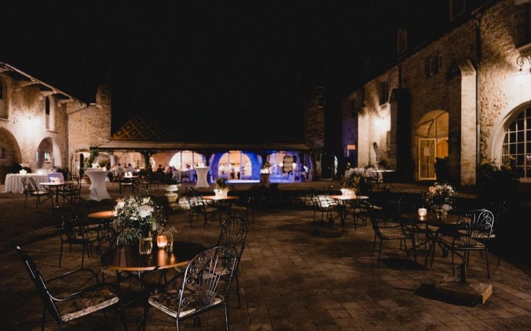 outdoor BBQ area